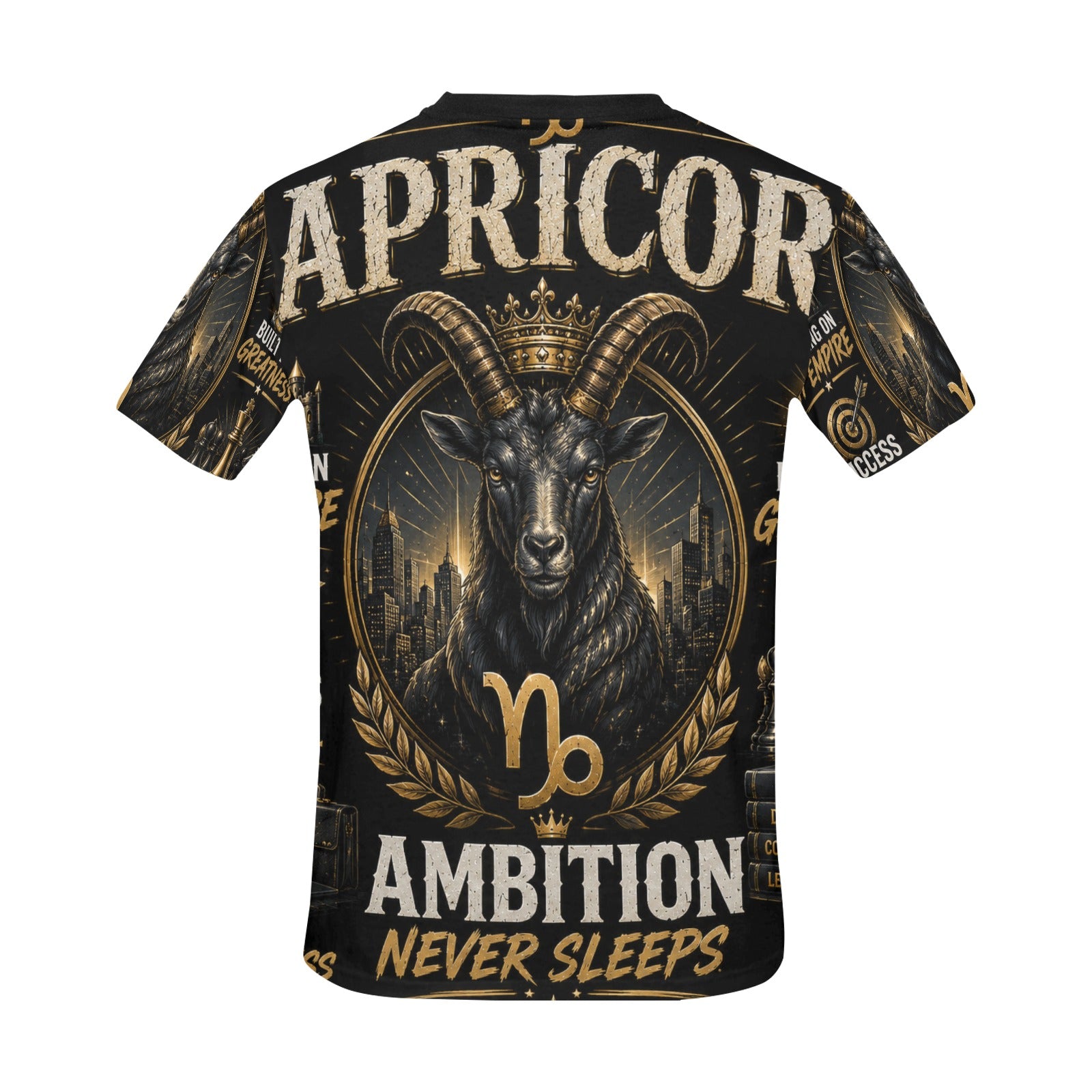 AOP T-Shirt - Capricorn - ambition and empire Men's All Over Print Crew Neck T-Shirt(T40-2)