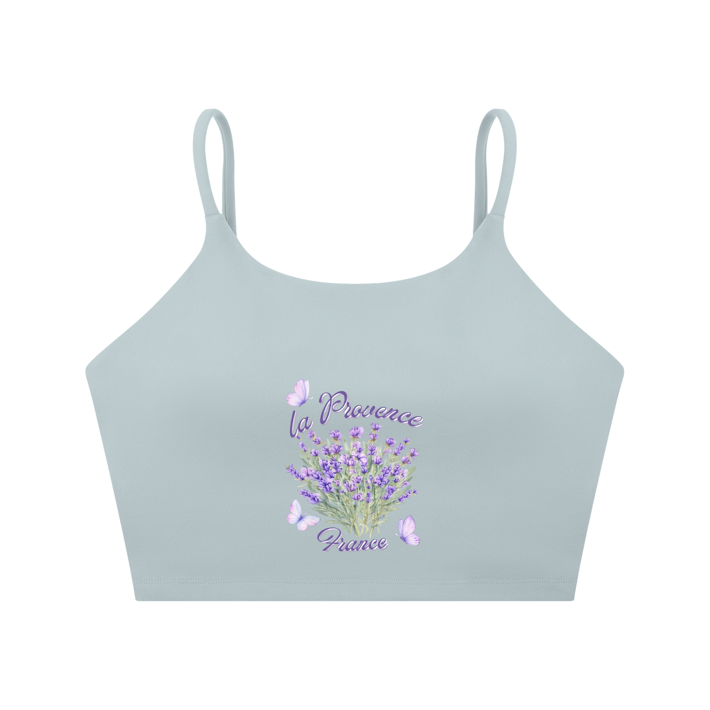 Spaghetti Strap Yoga Sports Bra - La Provence - France