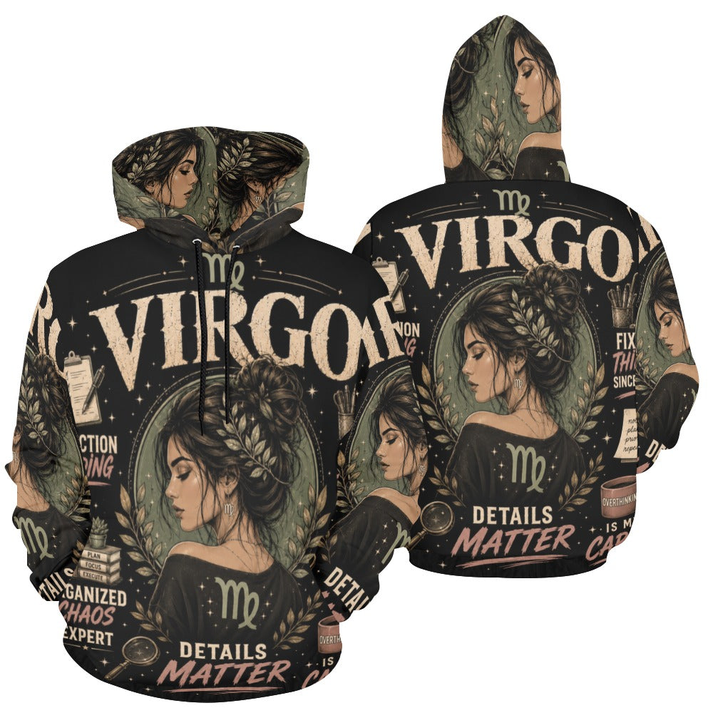 AOP Hoodie - Virgo - perfection in progress Men's All Over Print Hoodie (USA Size) (Model H13)