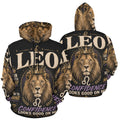 AOP Hoodie - Leo - royal energy and confidence Men's All Over Print Hoodie (USA Size) (Model H13)
