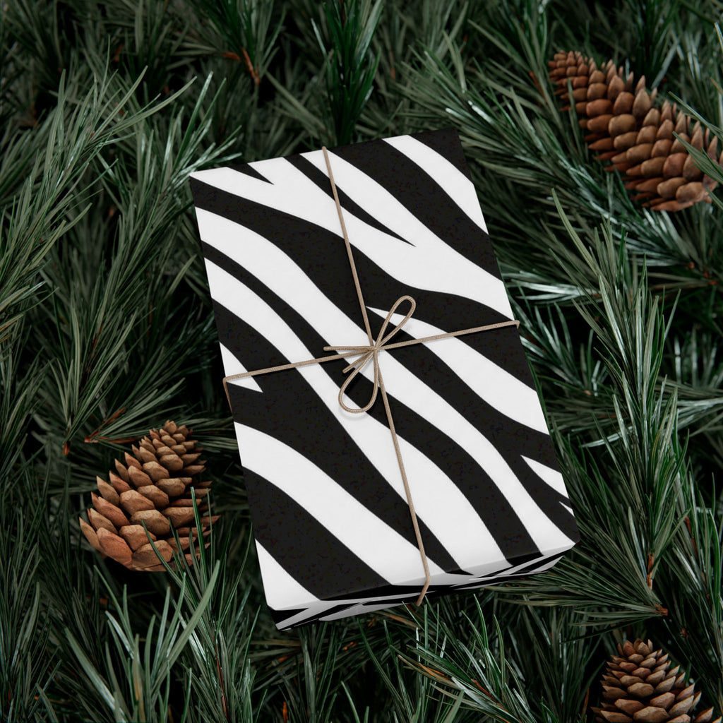 Gift Wrap Paper — Zebra-stripe pattern