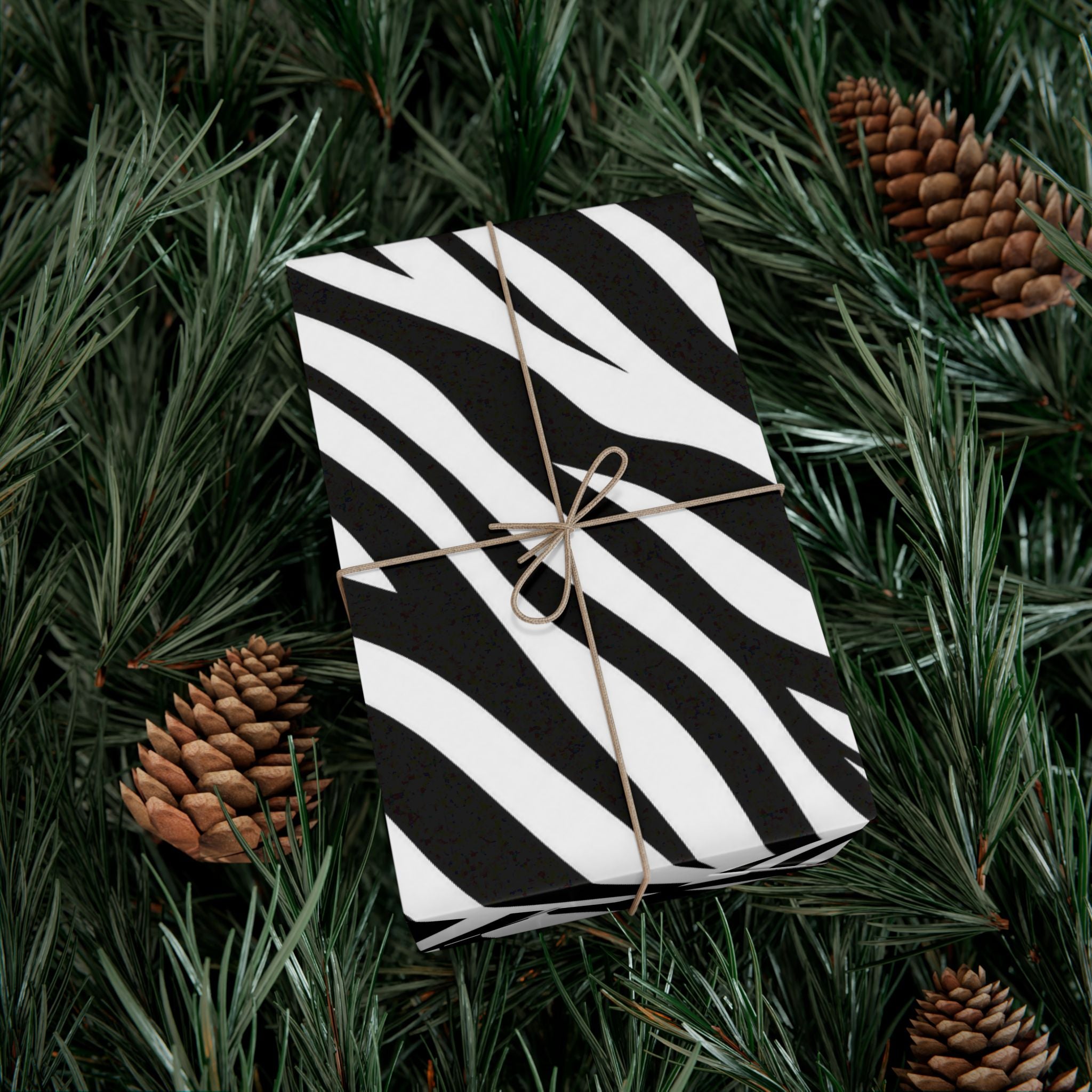 Gift Wrap Paper — Zebra-stripe pattern