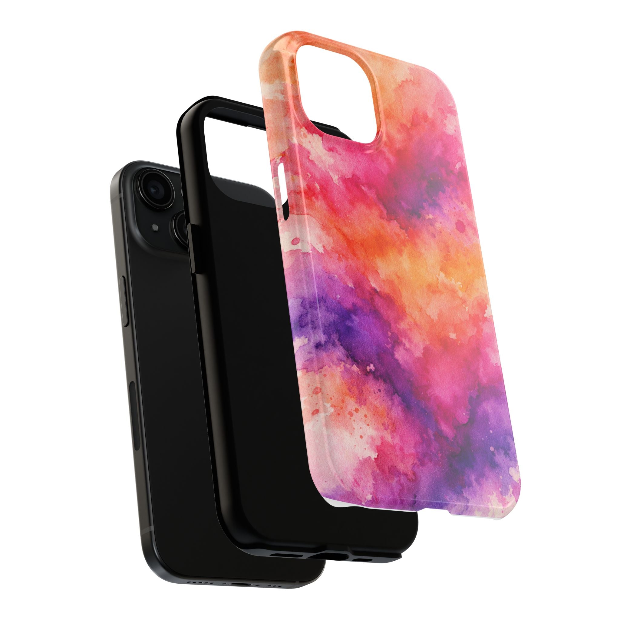 Vibrant Watercolor Blend Tough Phone Case