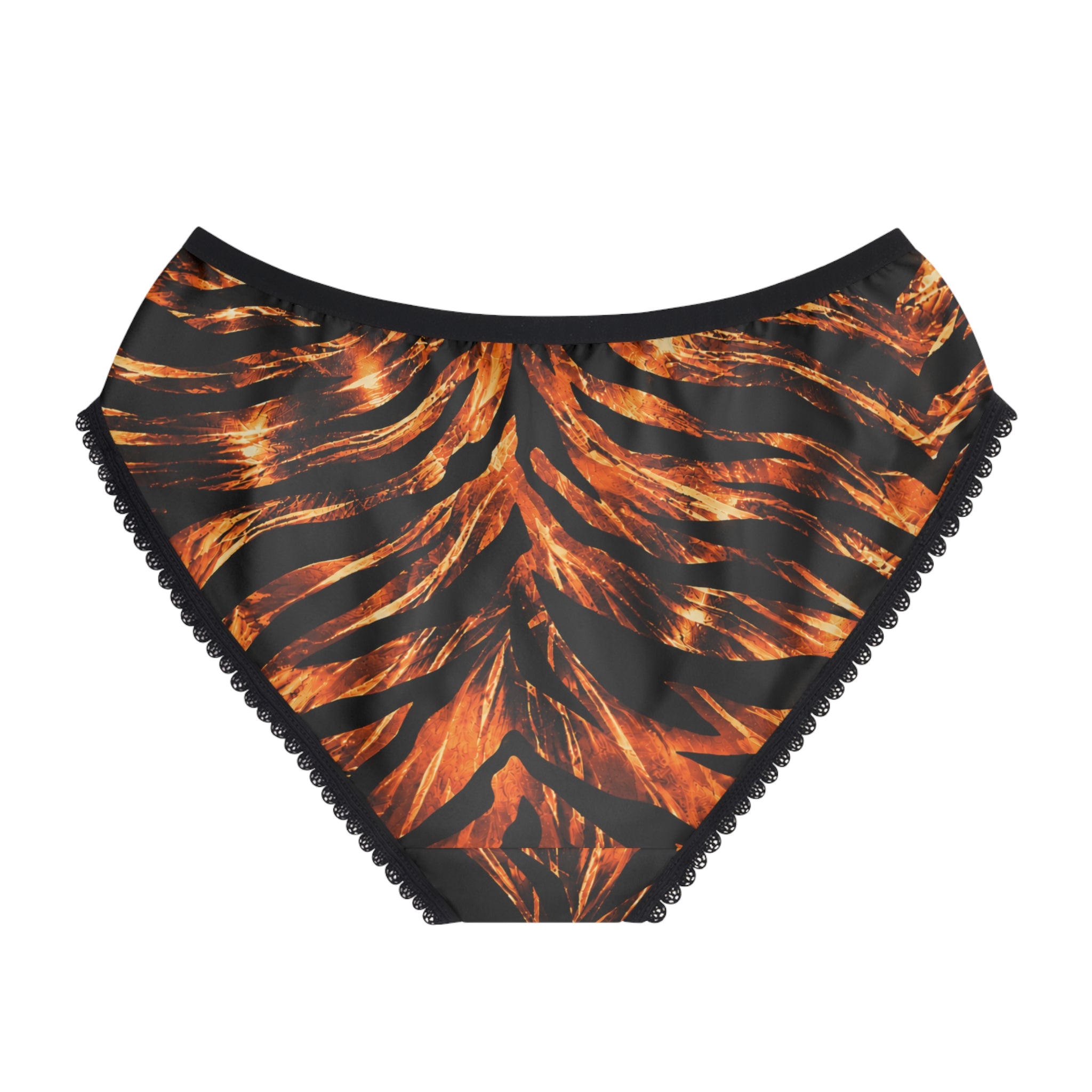 Women's Briefs — Fiery tiger-stripe