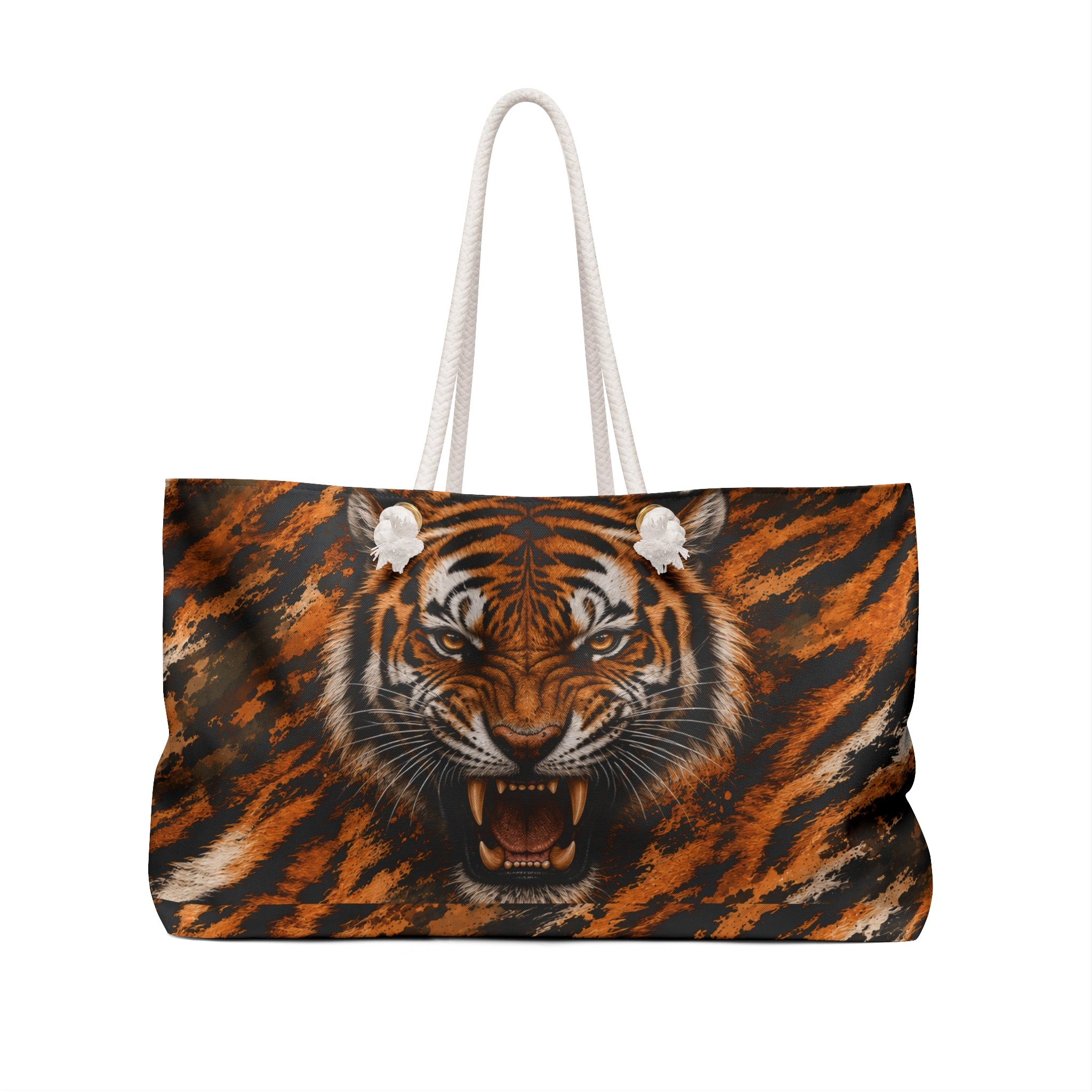 Roaring Tiger Weekender Bag — Bold Safari Travel Tote