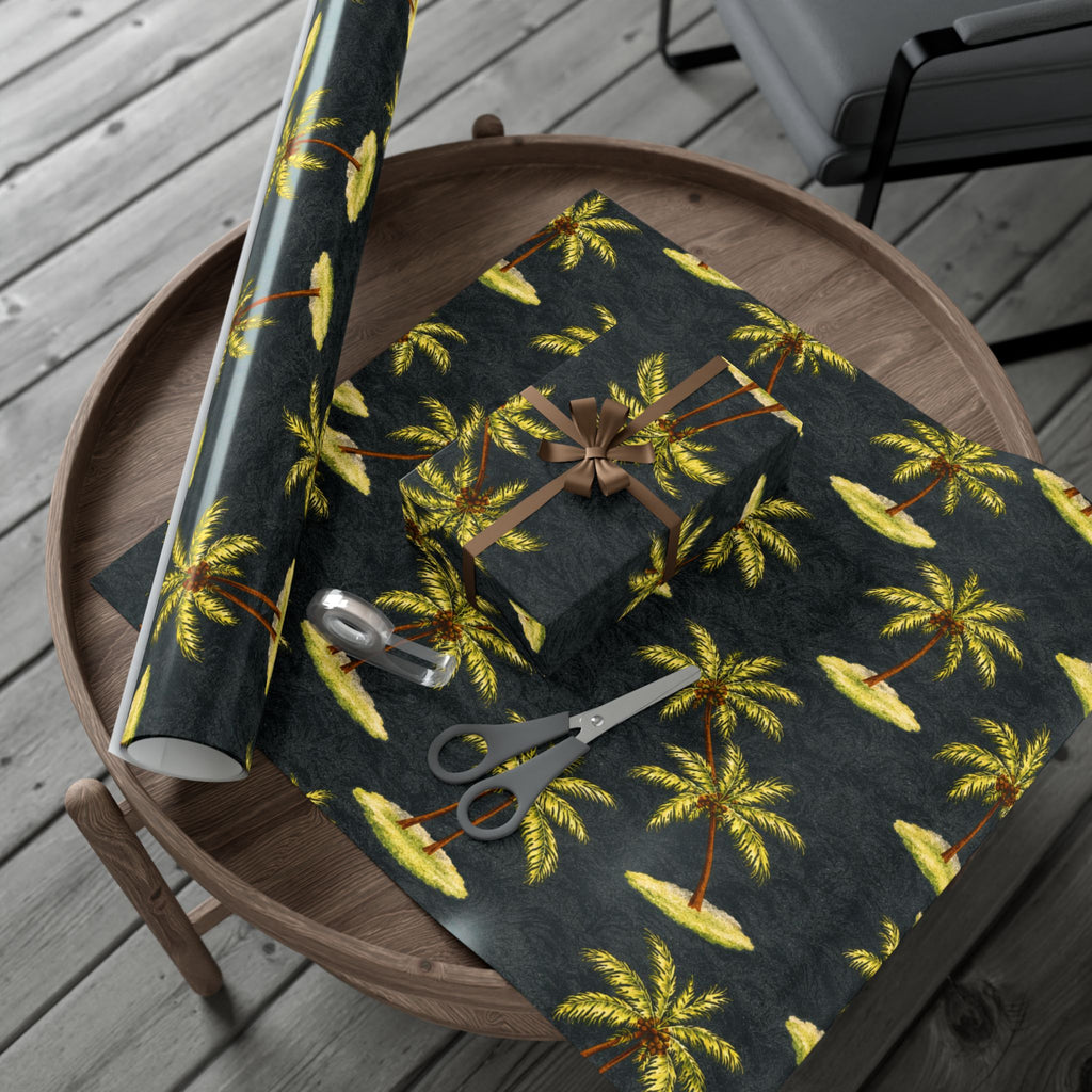 Gift Wrap Paper — Tropical palm islands