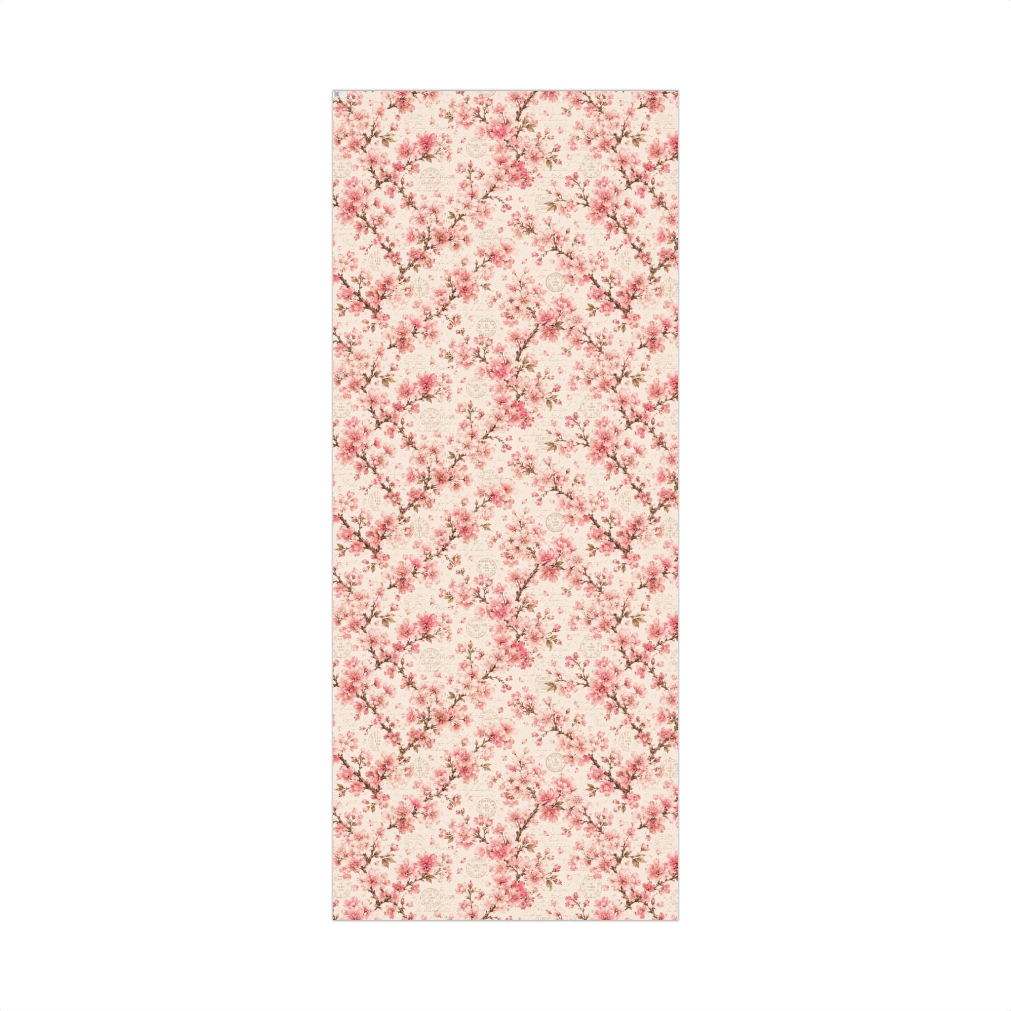 Gift Wrap Paper — Vintage sakura with postal accents