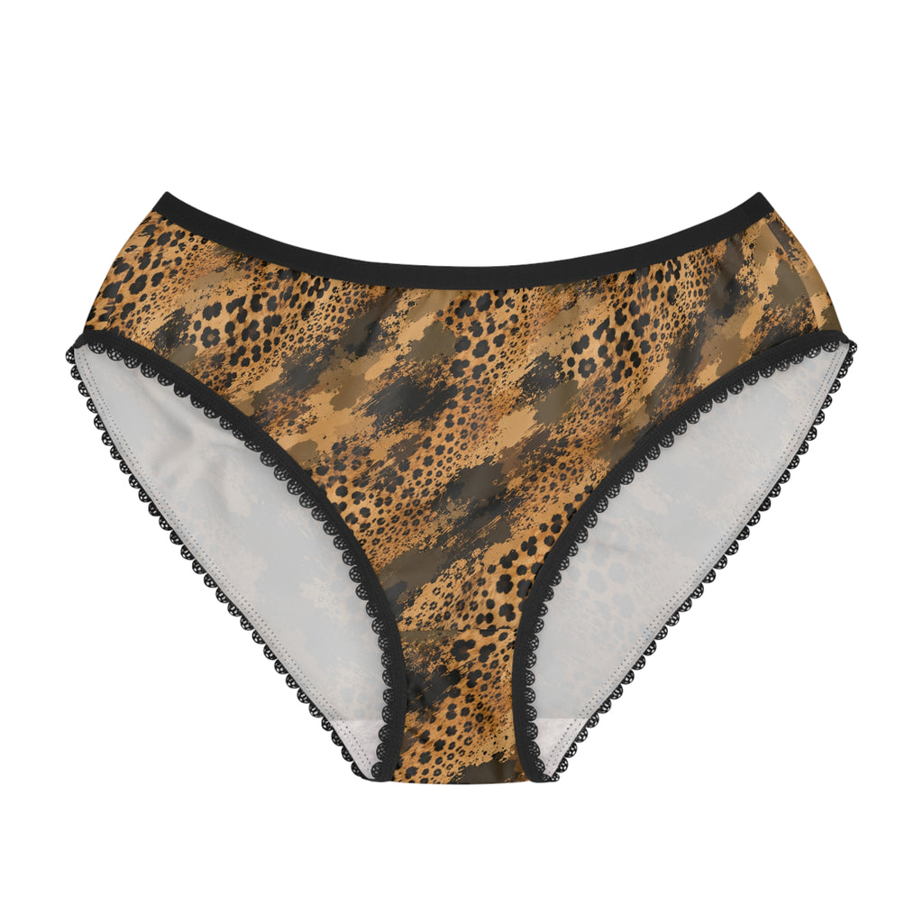 Women's Briefs — Cheetah camouflage texture