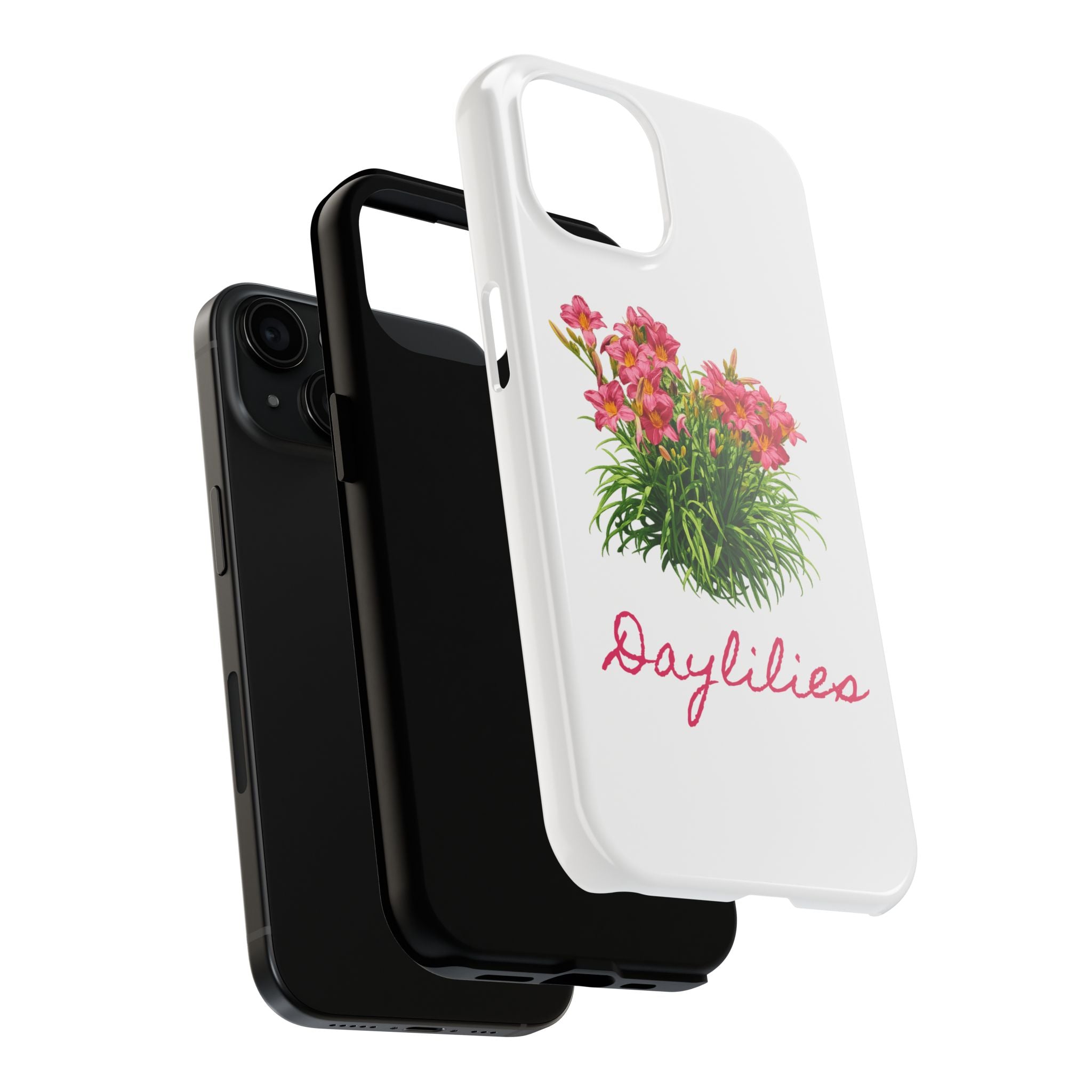 Tough Phone Case — Lush pink daylilies in bloom