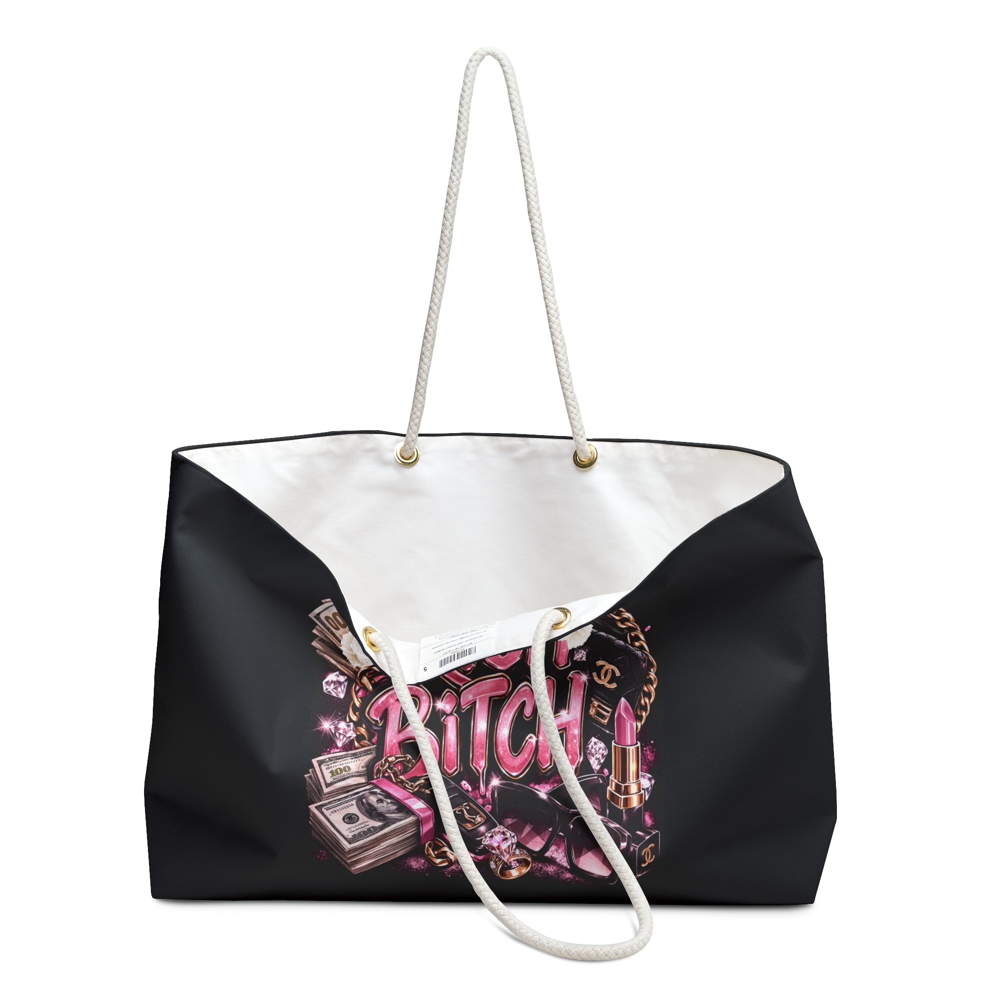 Little Rich Bitch Profile Weekender Bag — Bold Young, Sexy, Independent Travel Tote