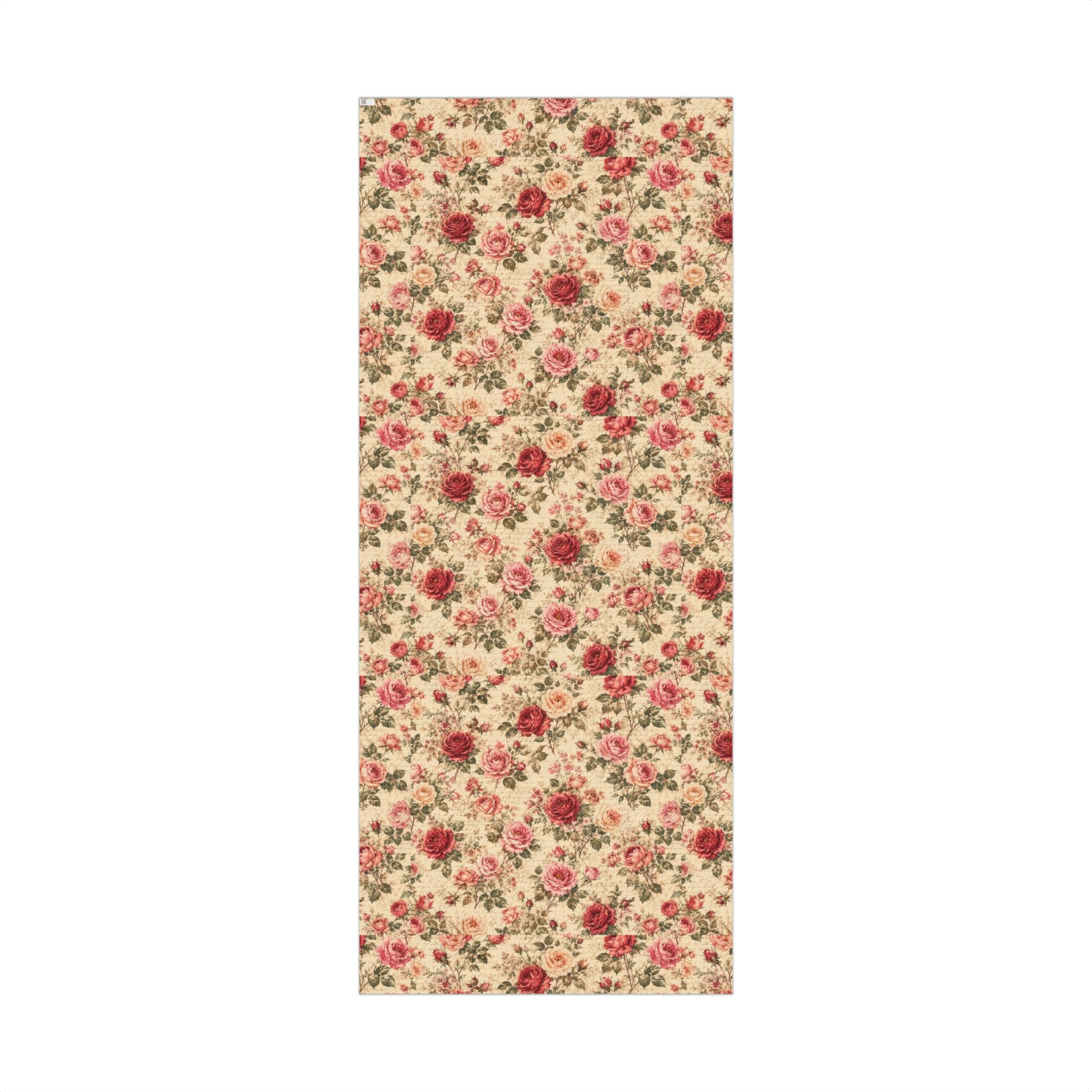 Gift Wrap Paper — Vintage rose floral Romantic Shabby Chic Wrapping Sheets