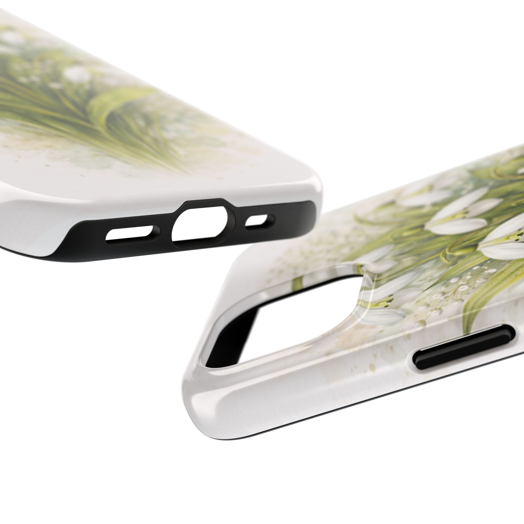 Snowdrop Morning Tough Phone Case — Gentle Snowdrops in Morning Light