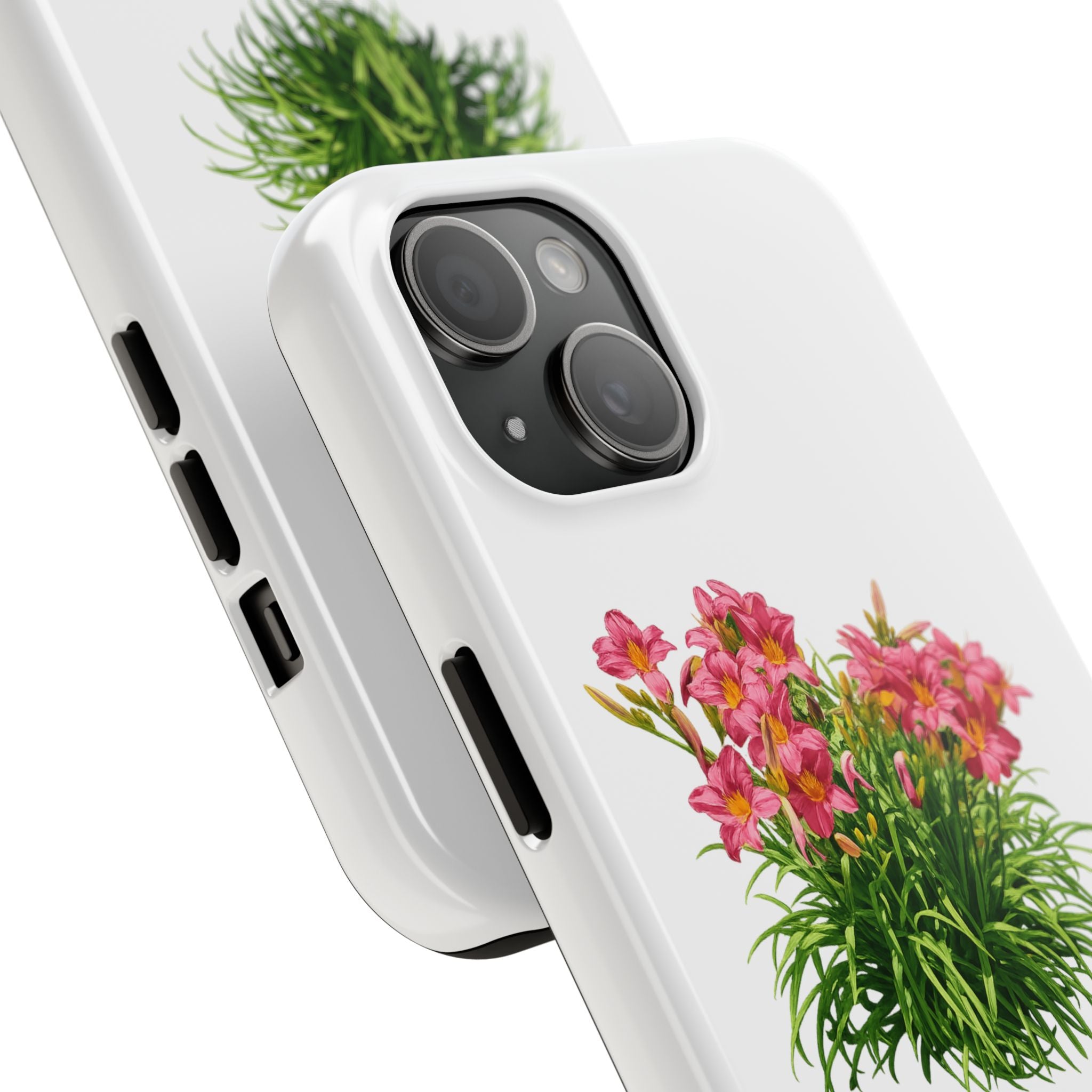 Tough Phone Case — Lush pink daylilies in bloom