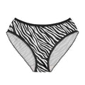 Women's Briefs — Zebra-stripe pattern