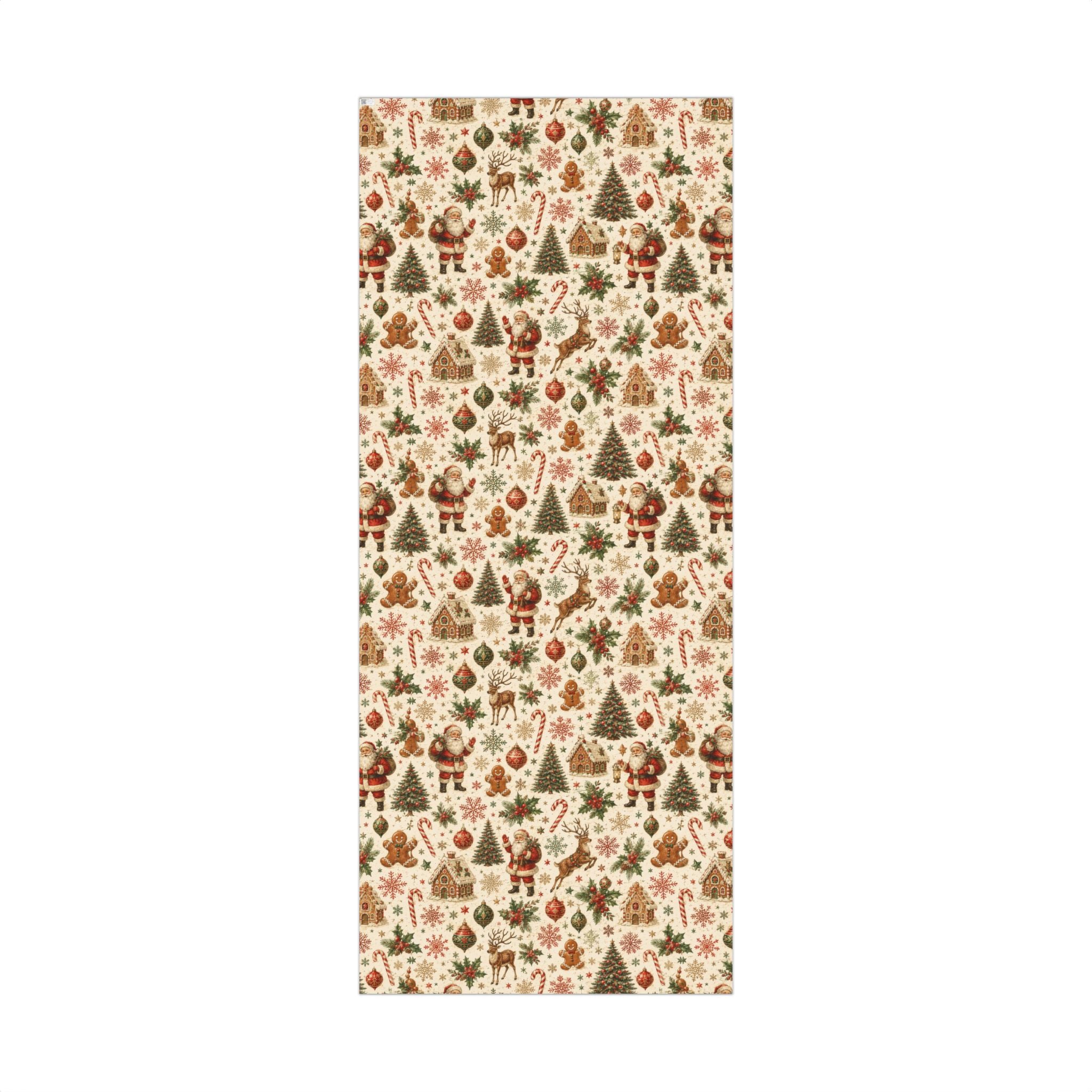 Gift Wrap Paper — Retro vintage holiday pattern decorations