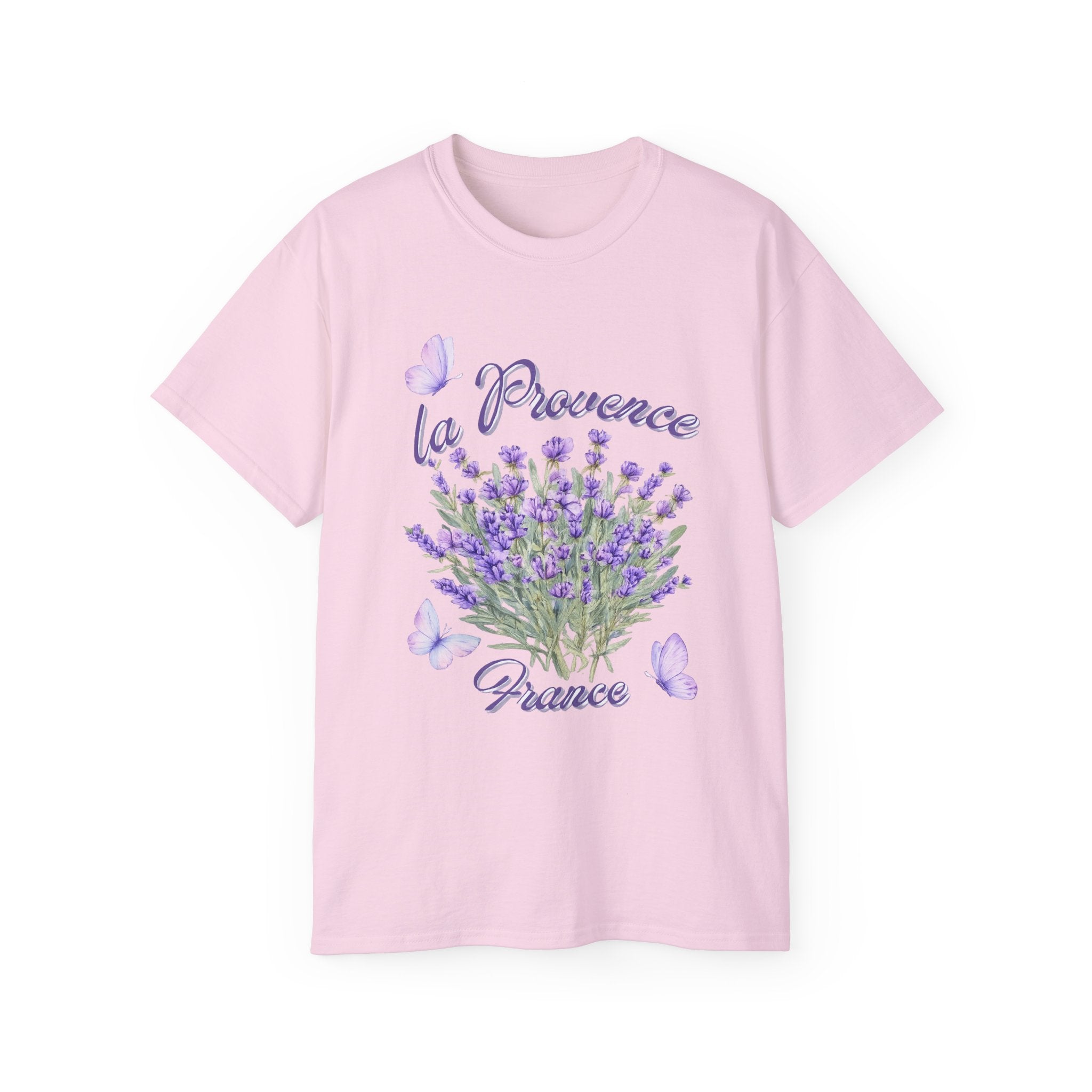 Lavender Bouquet Tee — "La Provence France" Floral T-Shirt