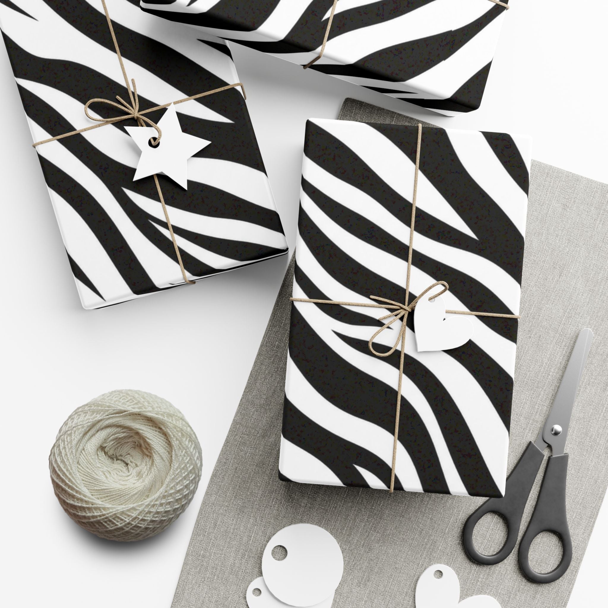Gift Wrap Paper — Zebra-stripe pattern