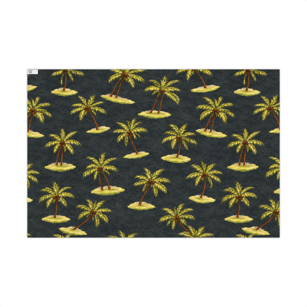 Gift Wrap Paper — Tropical palm islands