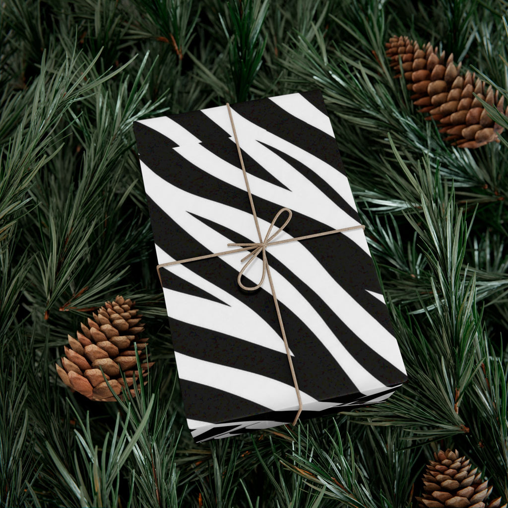 Gift Wrap Paper — Zebra-stripe pattern