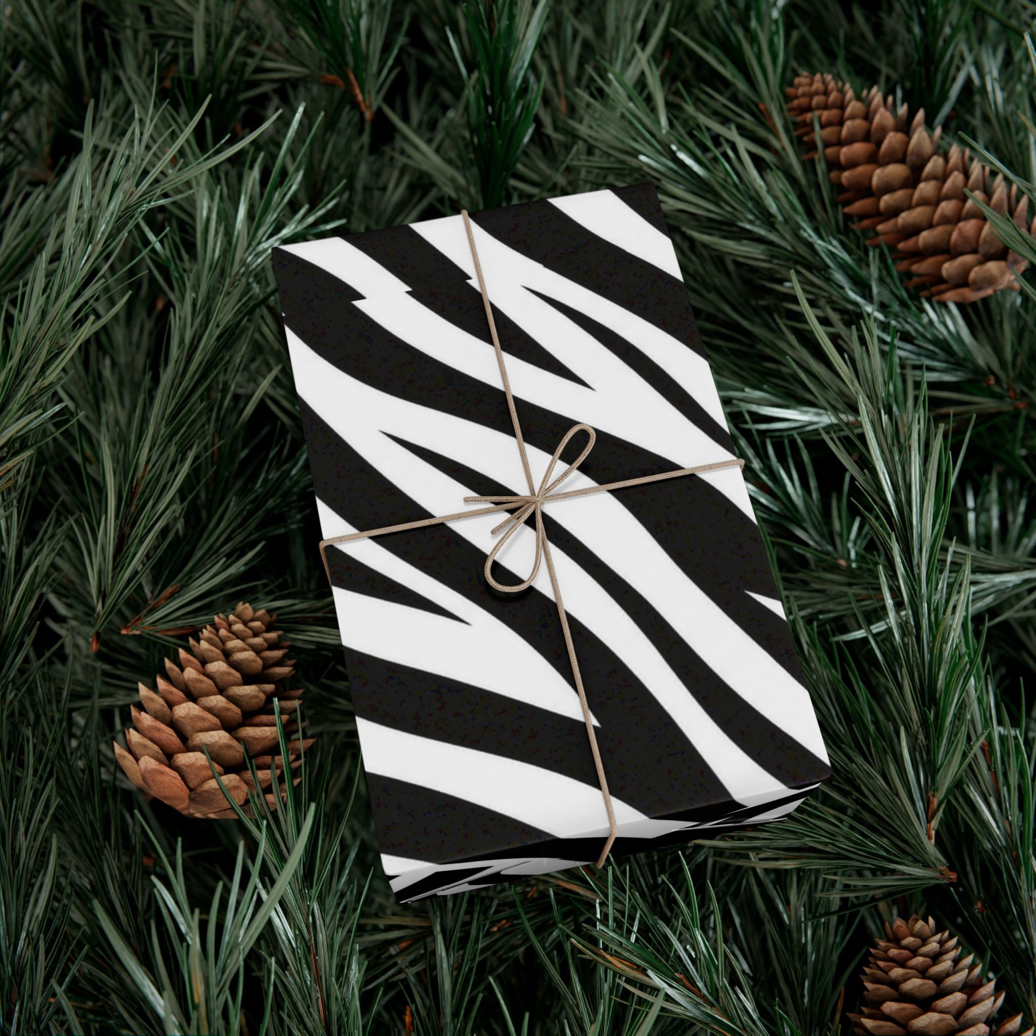 Gift Wrap Paper — Zebra-stripe pattern