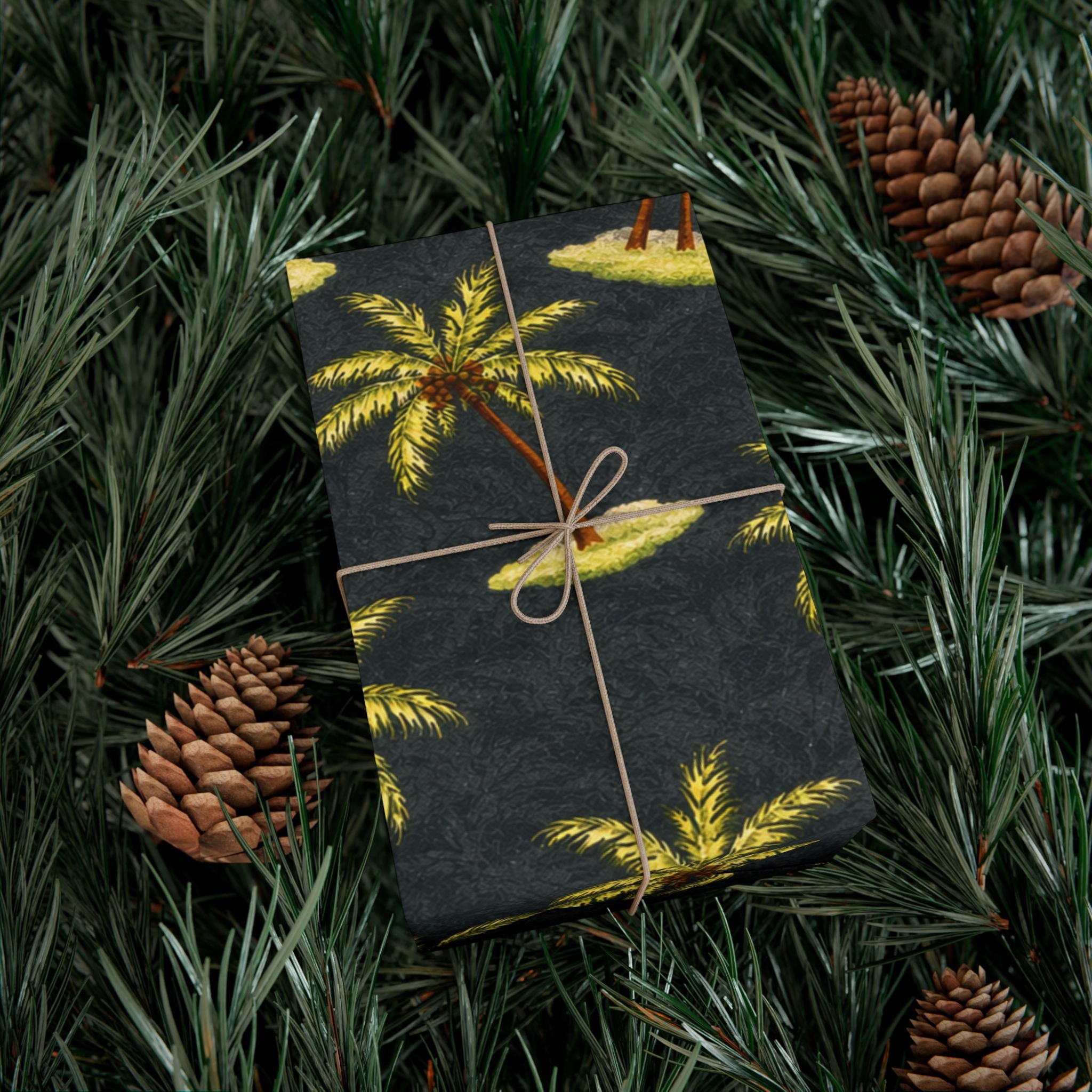 Gift Wrap Paper — Tropical palm islands