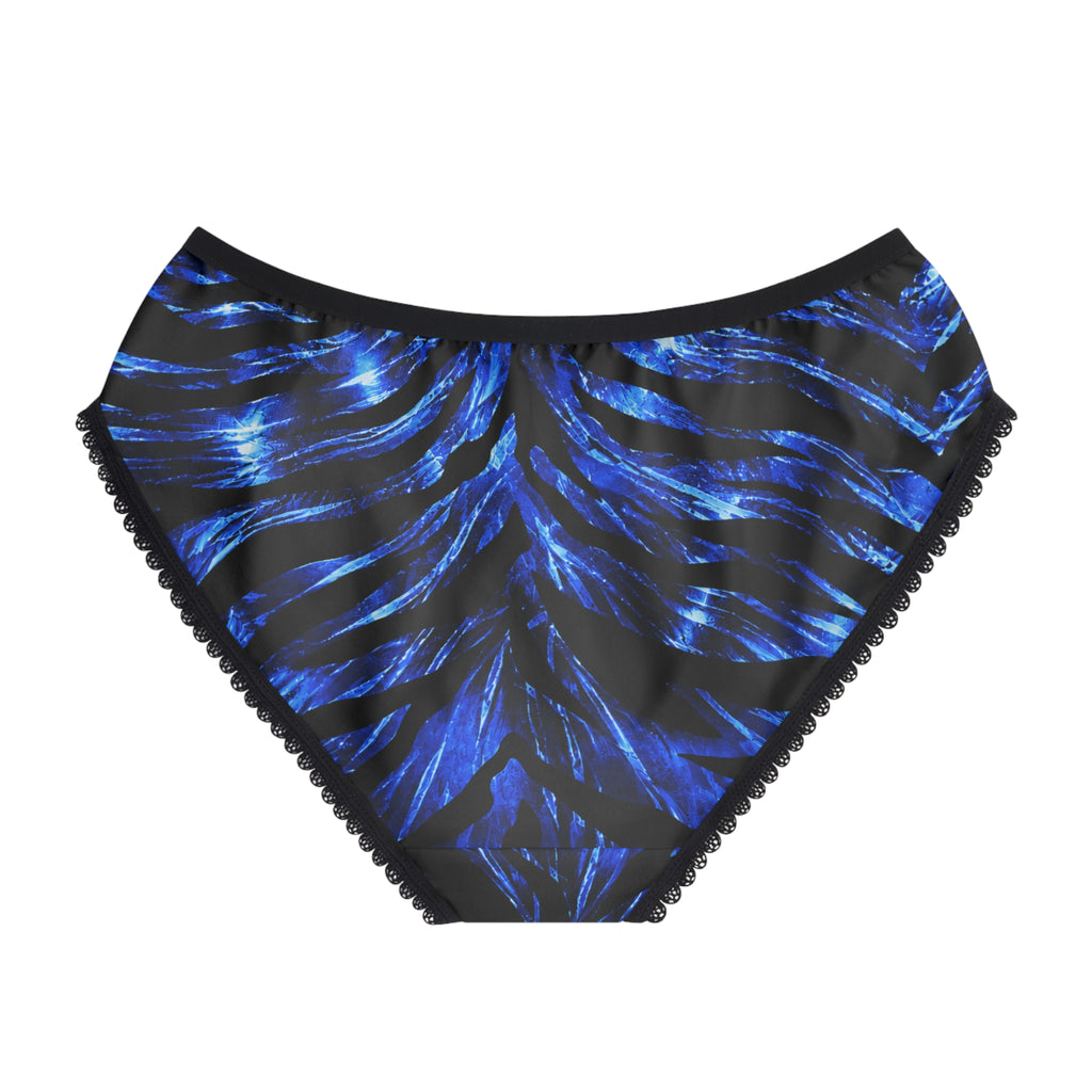 Women's Briefs — Electric zebra glow