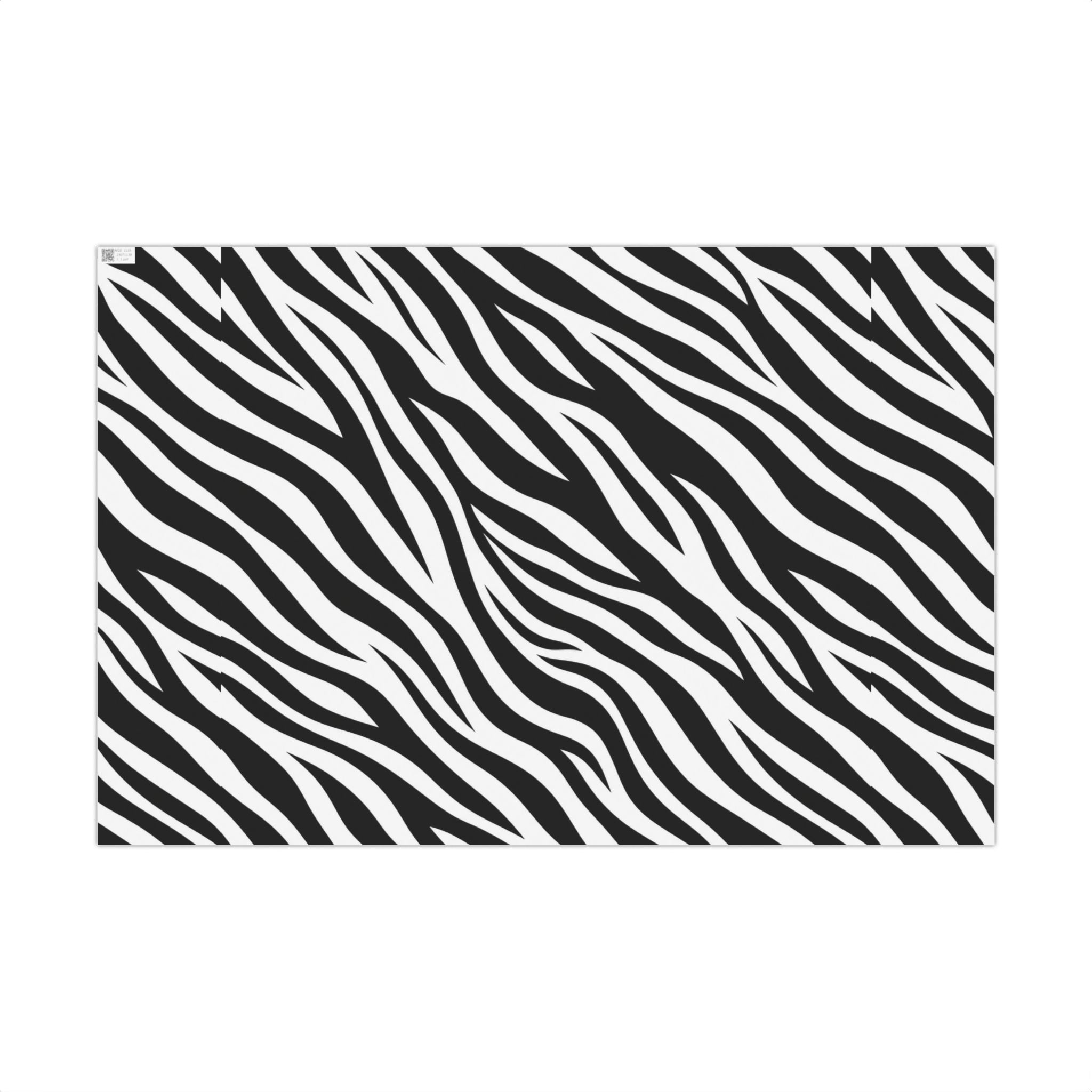 Gift Wrap Paper — Zebra-stripe pattern