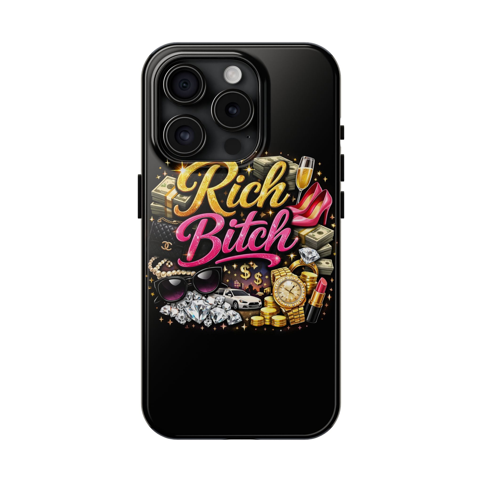 Rich Bitch Glam Luxe Tough Phone Case