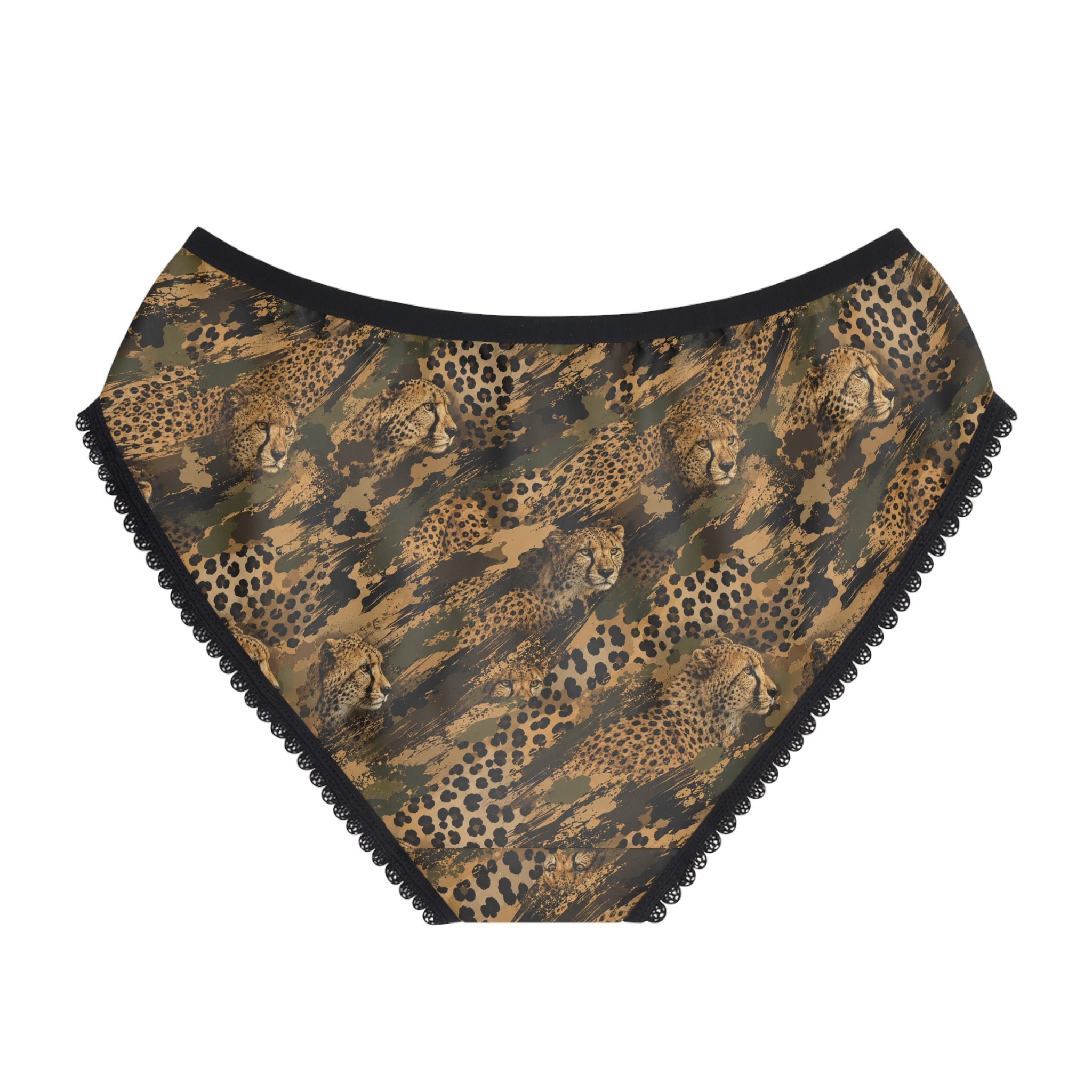 Women's Briefs — Cheetah camouflage