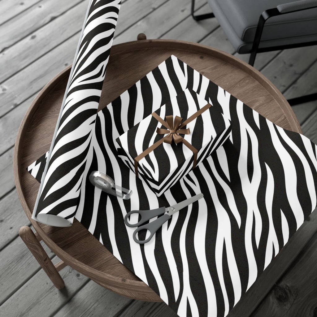 Gift Wrap Paper — Zebra-stripe pattern