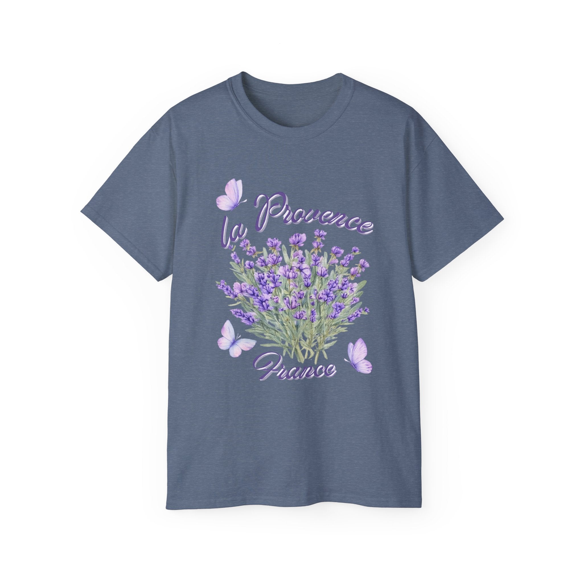 Lavender Bouquet Tee — "La Provence France" Floral T-Shirt