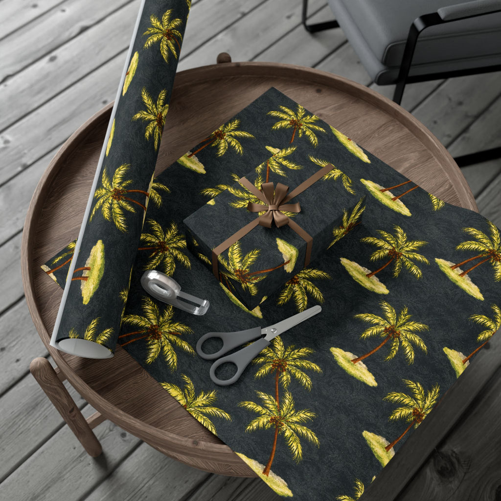 Gift Wrap Paper — Tropical palm islands