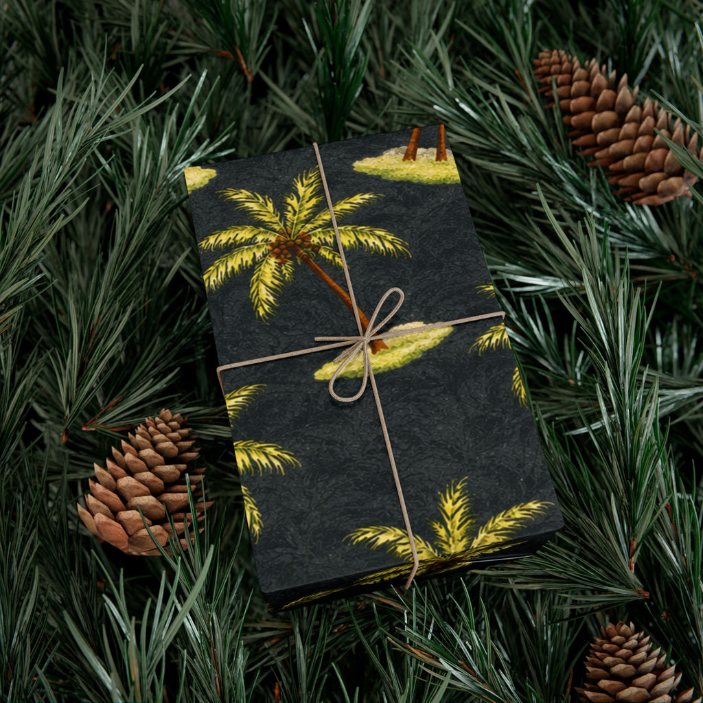 Gift Wrap Paper — Tropical palm islands