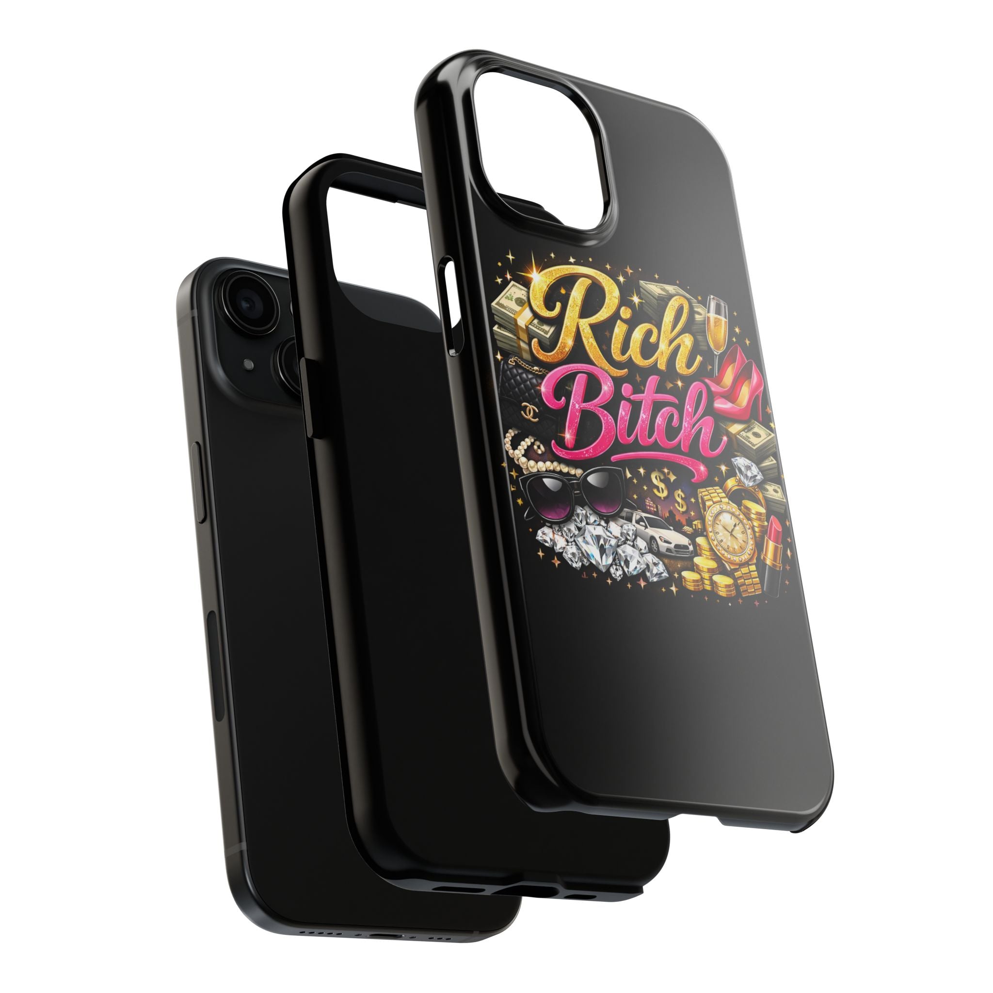 Rich Bitch Glam Luxe Tough Phone Case