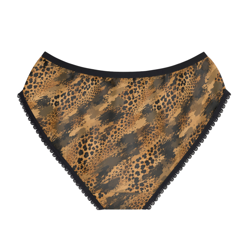 Women's Briefs — Cheetah camouflage texture