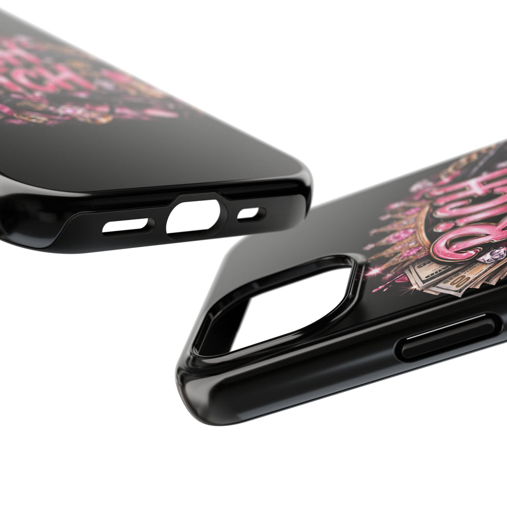 Rich Bitch Pink Glam Tough Phone Case