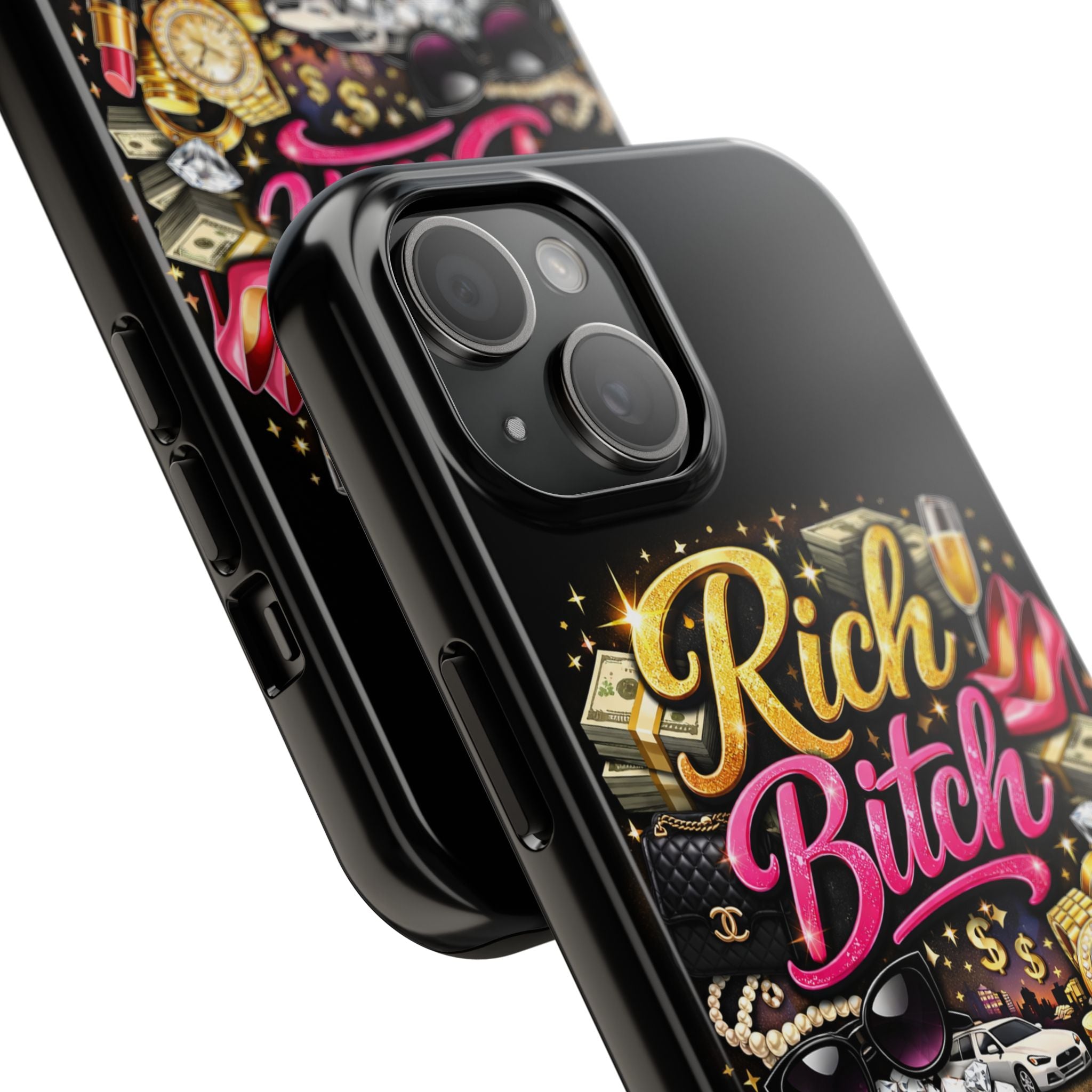 Rich Bitch Glam Luxe Tough Phone Case