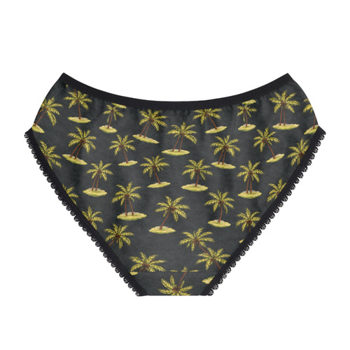Women's Briefs — Tropical palm islands