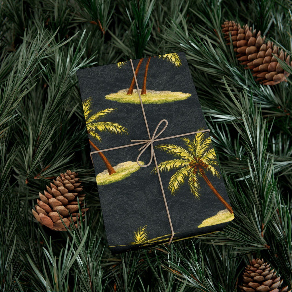 Gift Wrap Paper — Tropical palm islands