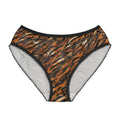 Women's Briefs — tiger-fur camouflage