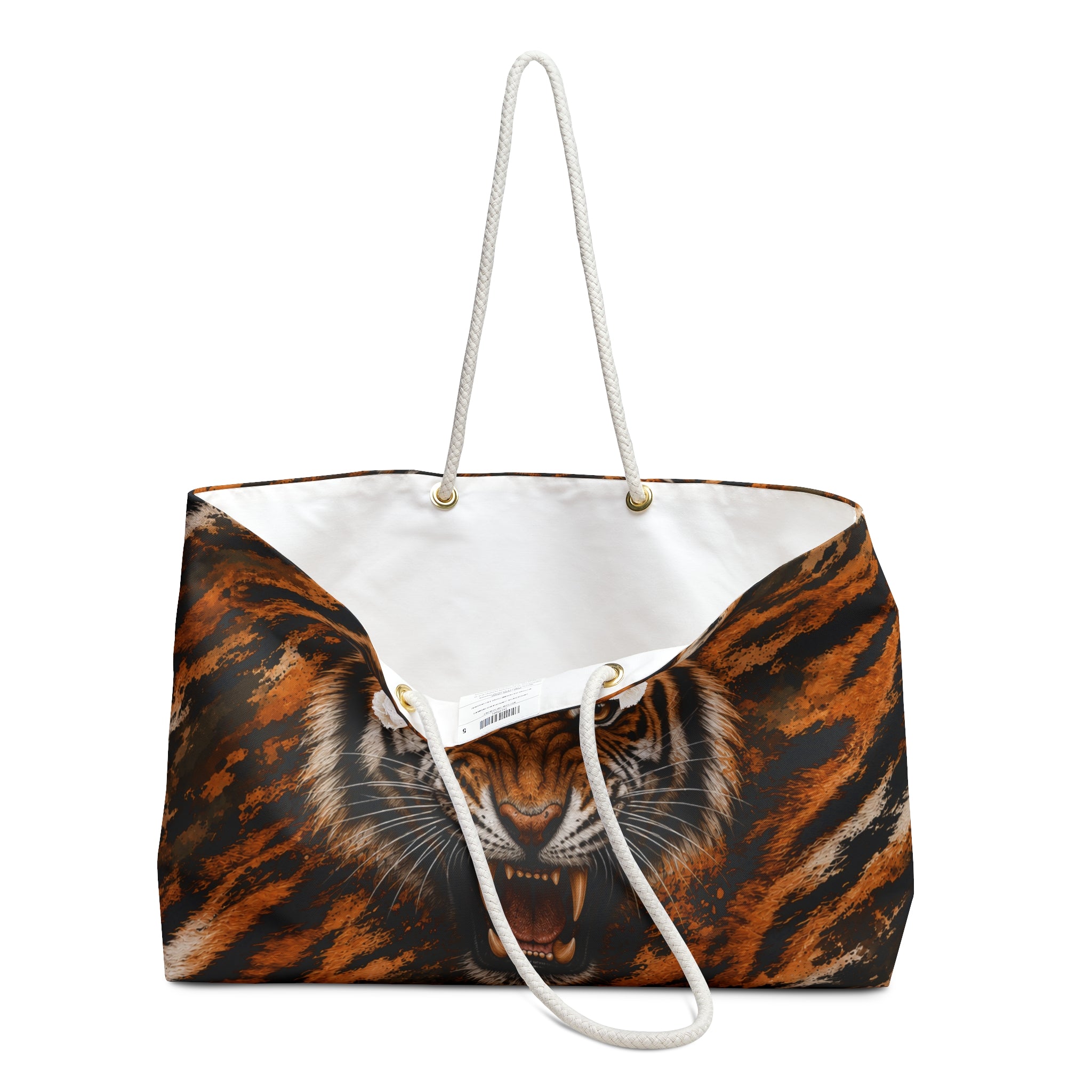Roaring Tiger Weekender Bag — Bold Safari Travel Tote