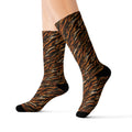 Sublimation Socks — tiger-fur camouflage