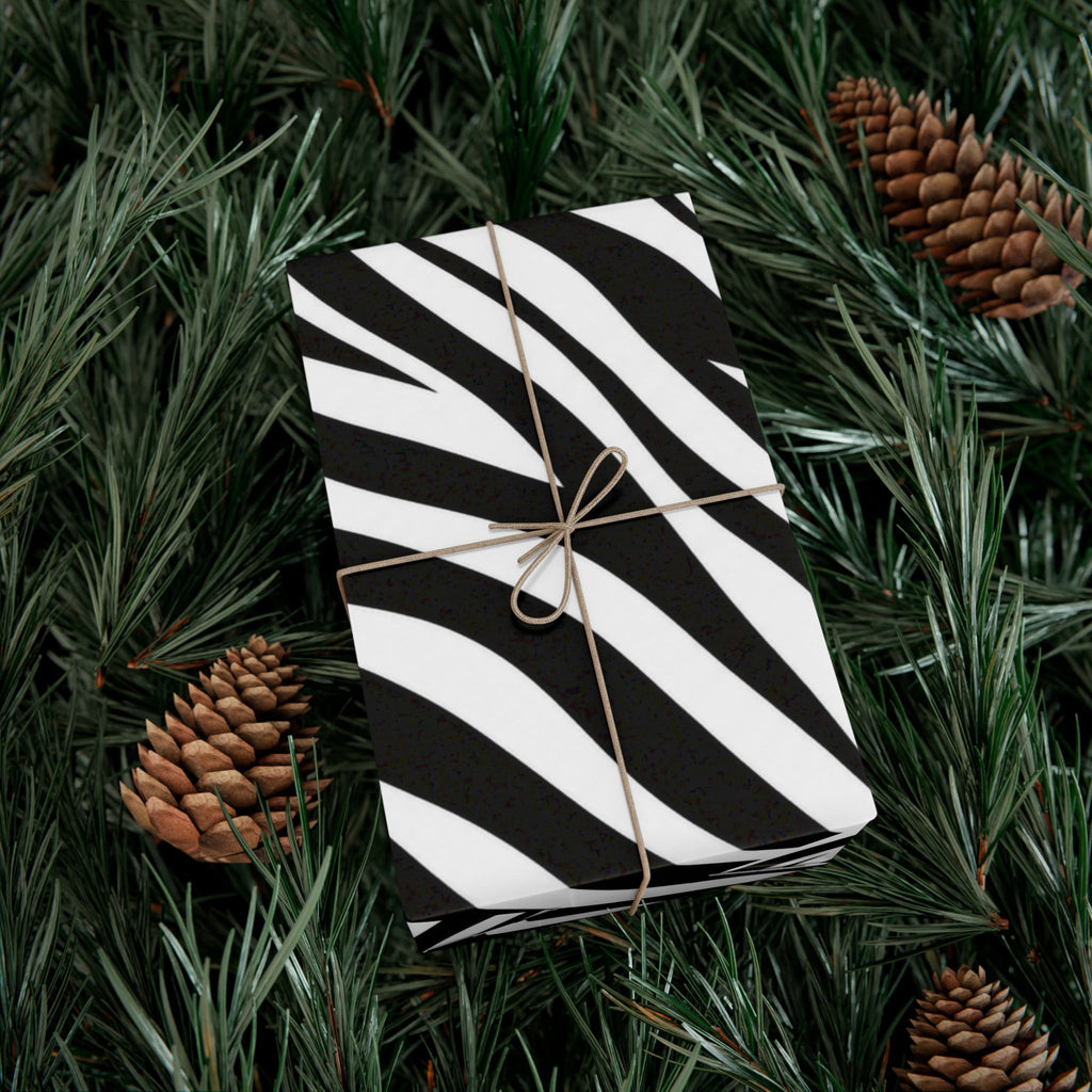 Gift Wrap Paper — Zebra-stripe pattern