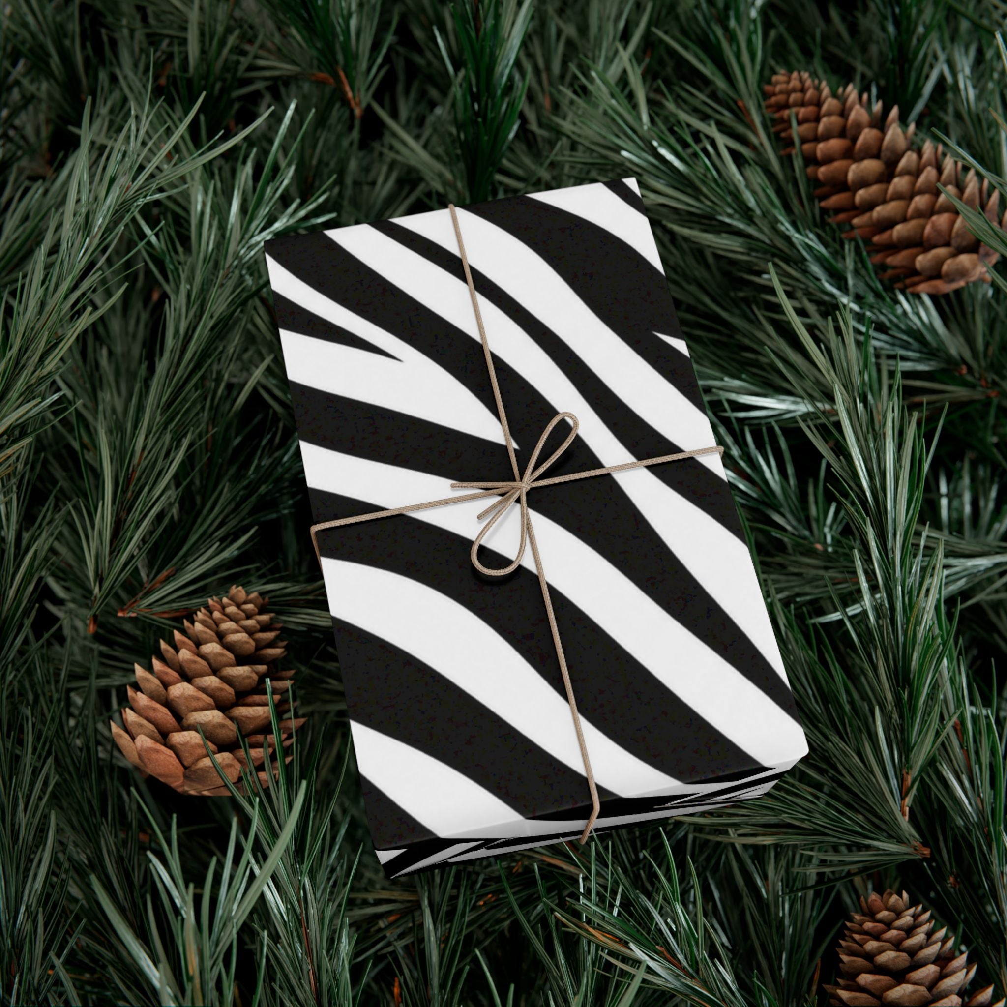 Gift Wrap Paper — Zebra-stripe pattern