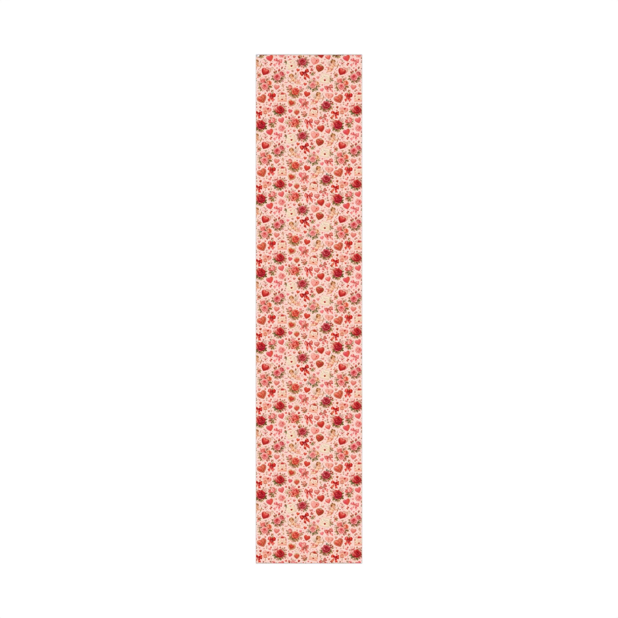 Gift Wrap Paper — Romantic vintage Valentine pattern