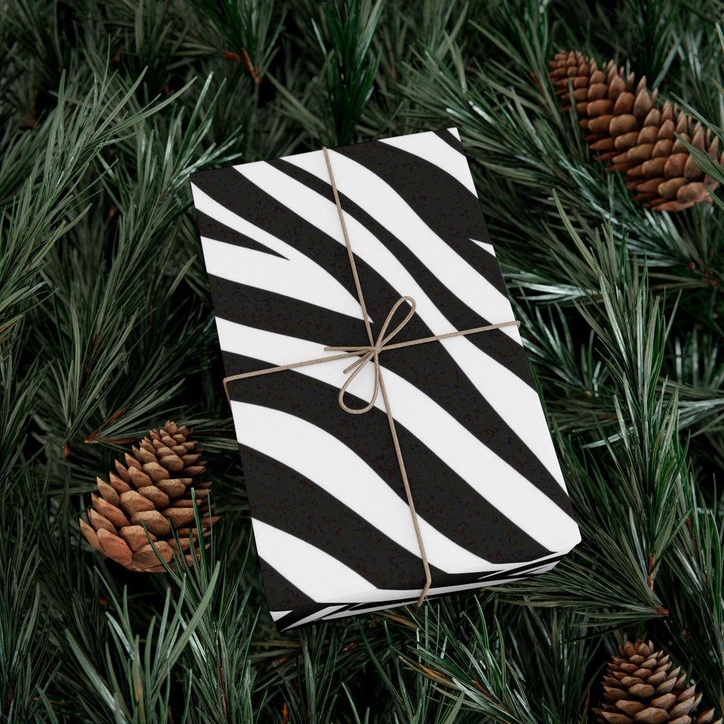 Gift Wrap Paper — Zebra-stripe pattern