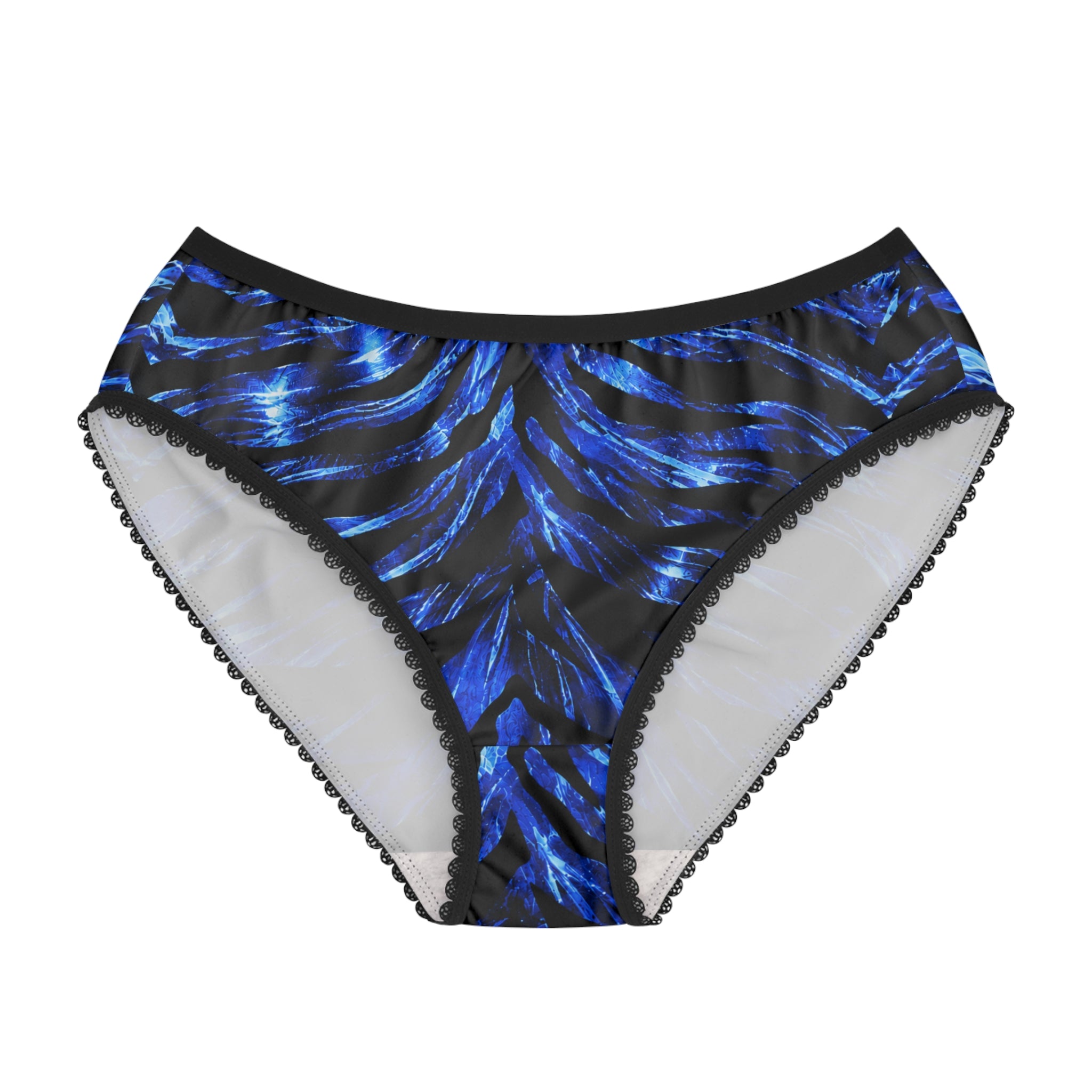Women's Briefs — Electric zebra glow