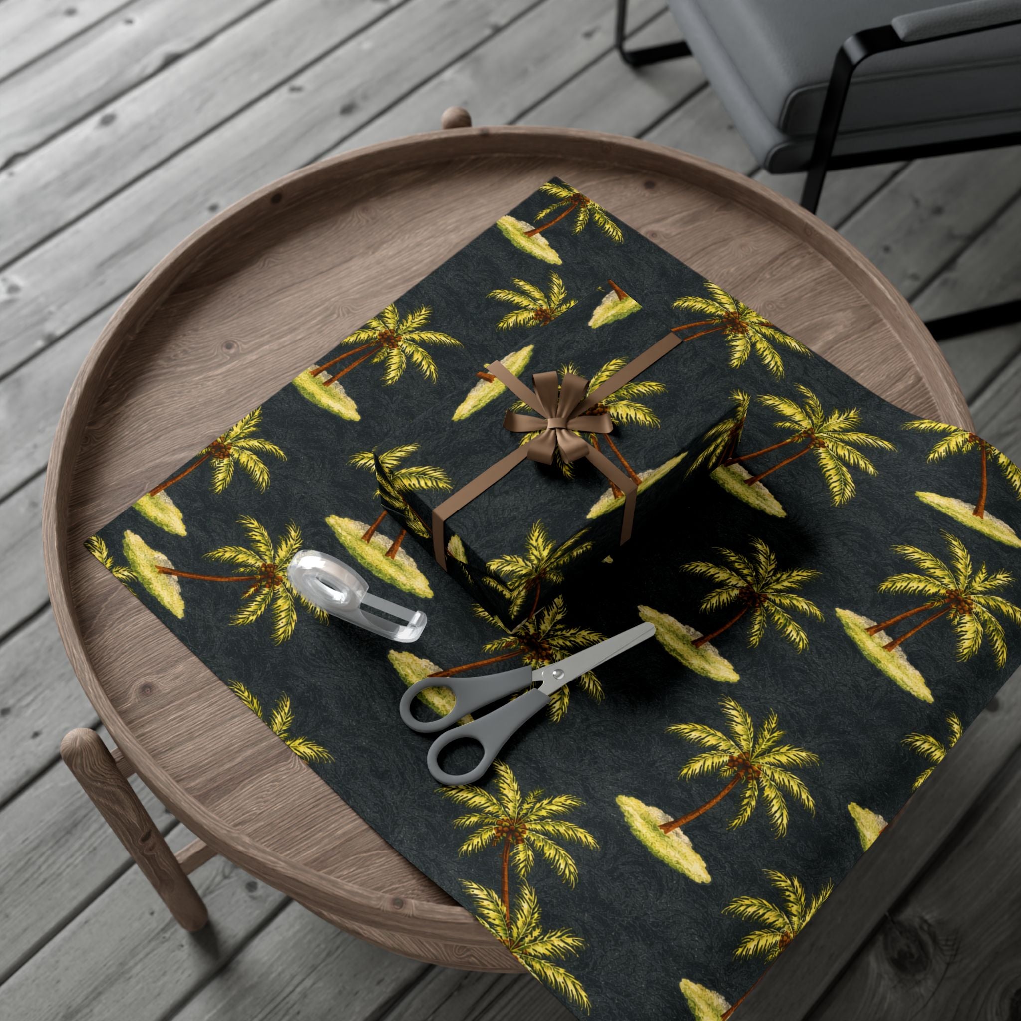 Gift Wrap Paper — Tropical palm islands