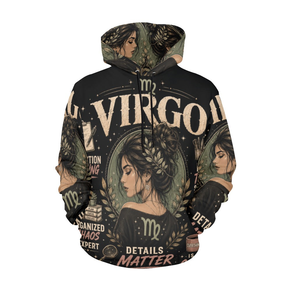 AOP Hoodie - Virgo - perfection in progress Men's All Over Print Hoodie (USA Size) (Model H13)