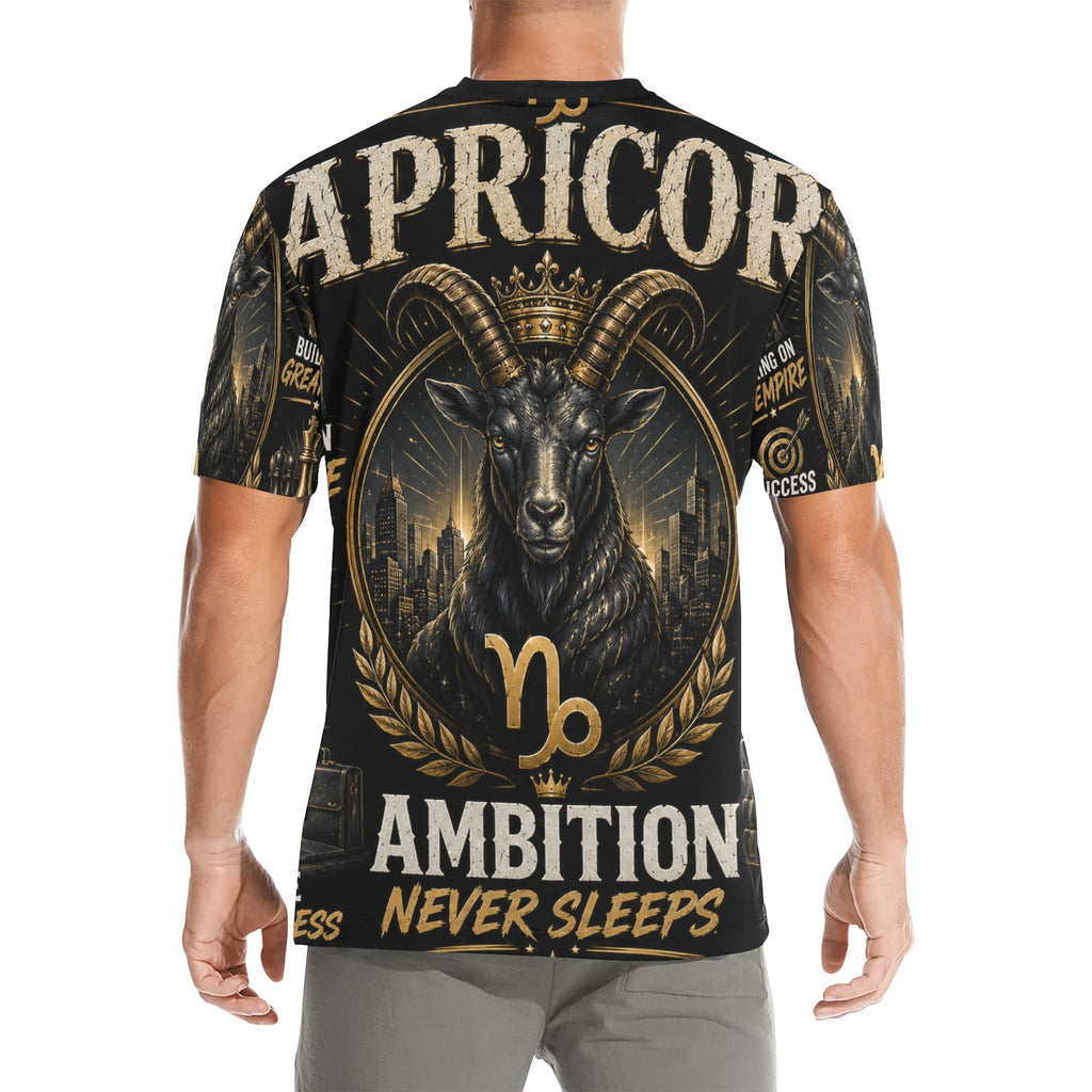 AOP T-Shirt - Capricorn - ambition and empire Men's All Over Print Crew Neck T-Shirt(T40-2)